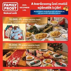 Family Frost Akciós újság - szórólap előnézete érvényes 2025.12.01. -tól