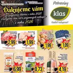 Klas leták - náhľad letáku platný od 29.12.2025