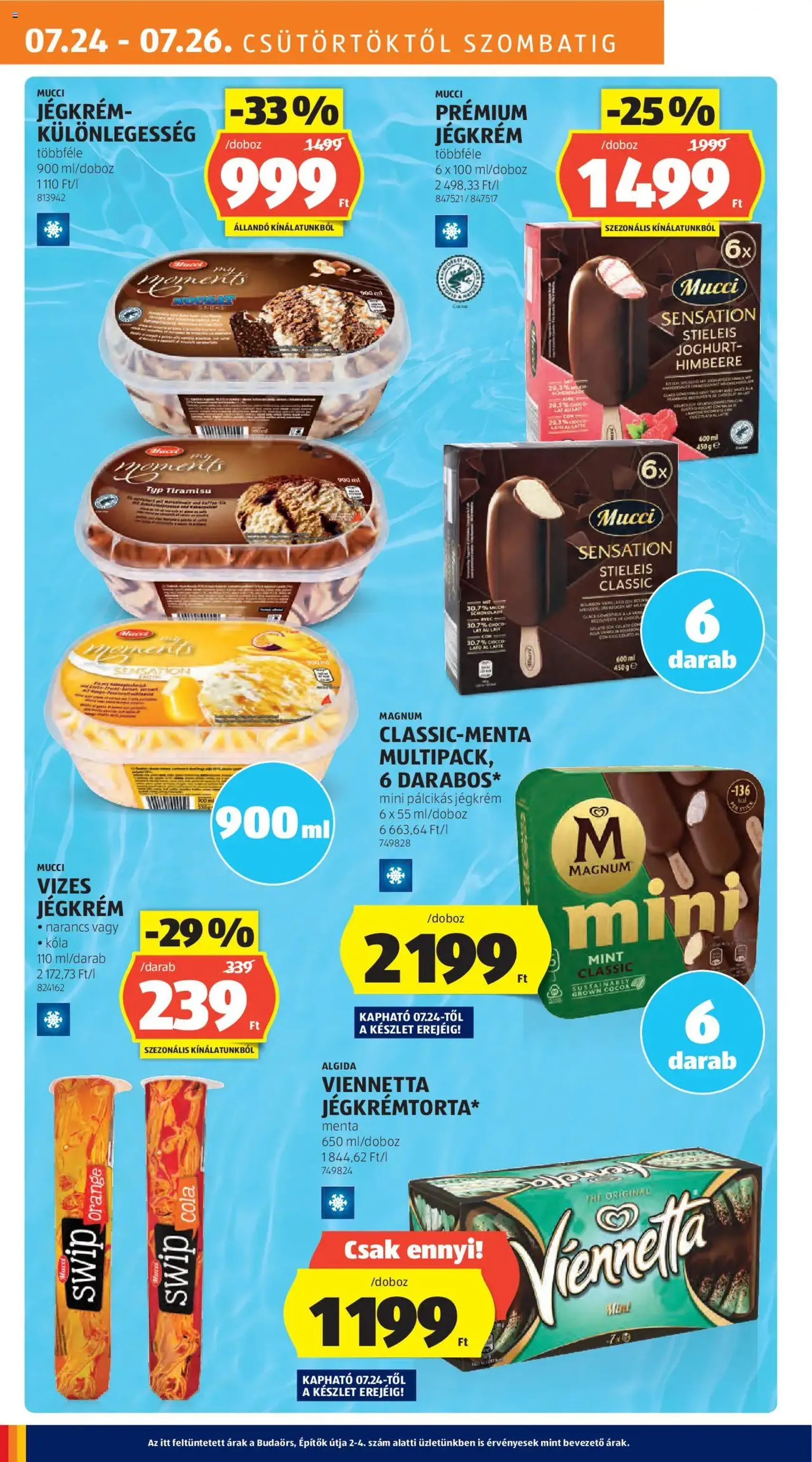 Aldi Akciós újság - 2025.07.24. érvényes szórólap 16 oldal 50 oldalból Aldi Akciós újság - 2025.07.24. érvényes szórólap 16 oldal 50 oldalból
