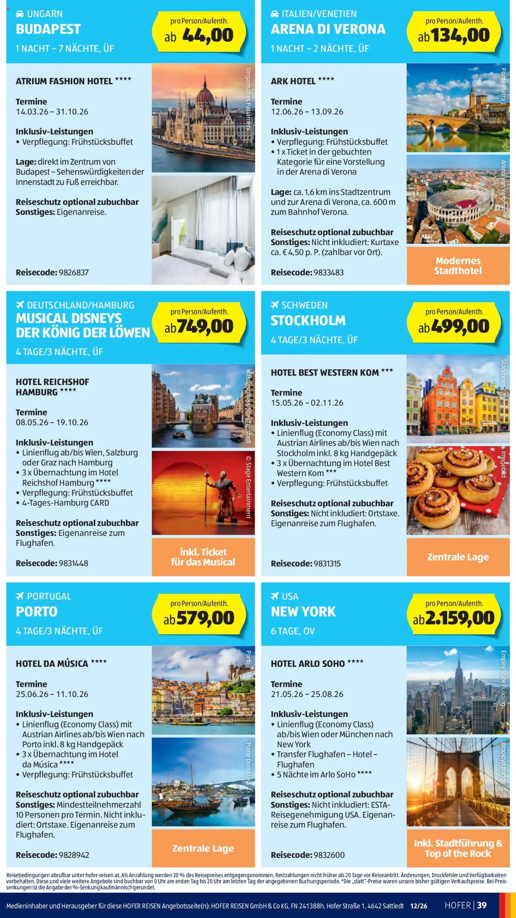 Hofer Flugblatt - Gültiger Prospekt ab 11.03.2026, Seite 46 von insgesamt 48