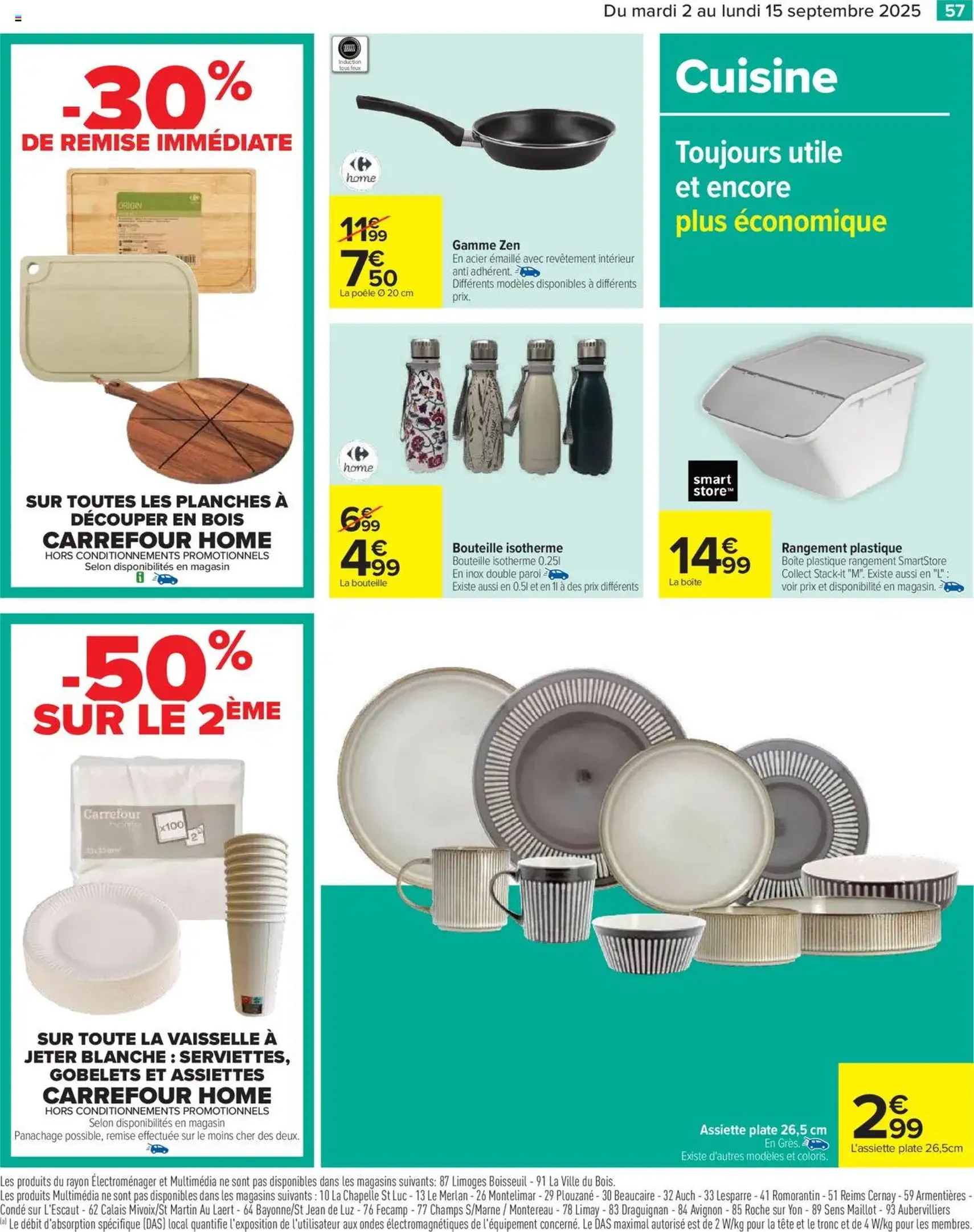 Carrefour catalogue semaine 36 - brochure valable à partir du 02/09/2025, page 59 sur 86 Carrefour catalogue semaine 36 - brochure valable à partir du 02/09/2025, page 59 sur 86