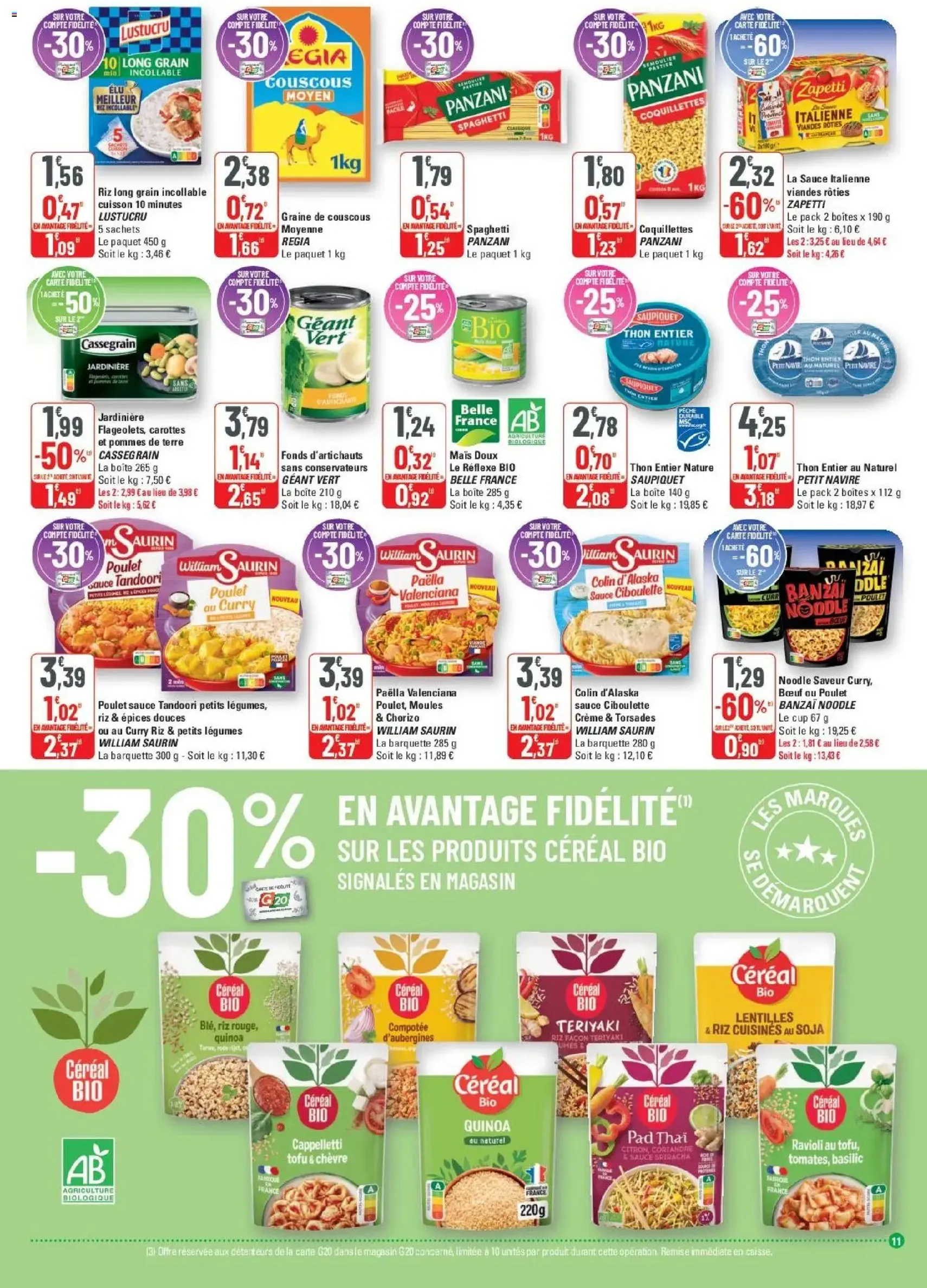 G20 Supermarchés catalogue - brochure valable à partir du 17/06/2026, page 11 sur 20