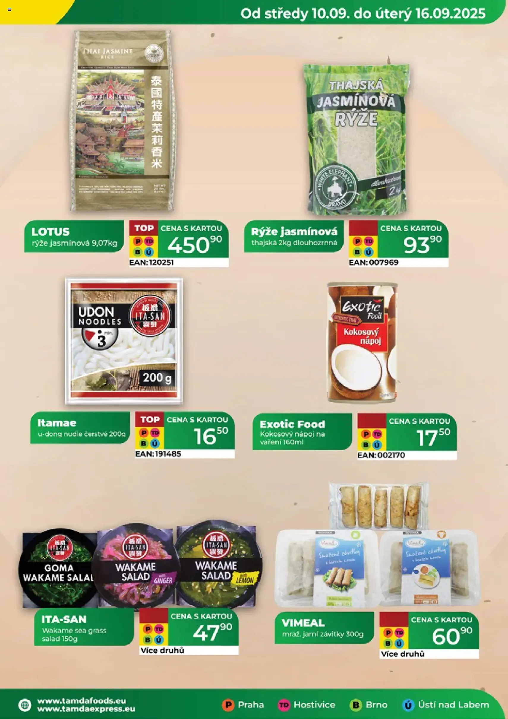 Tamda Foods leták - platný leták od 10.09.2025 strana 29 z 52