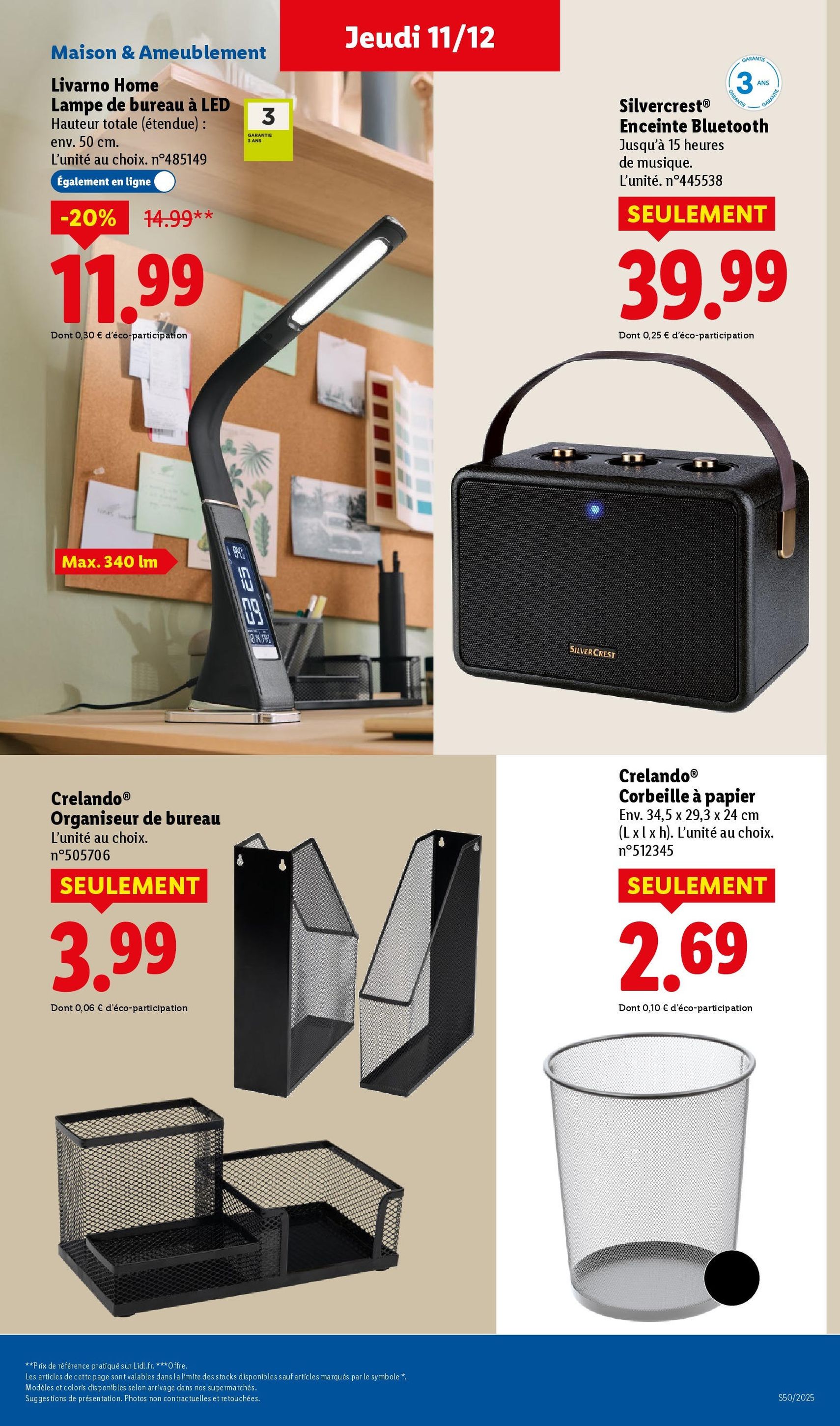 LIDL catalogue semaine 50 - brochure valable à partir du 11/12/2025, page 53 sur 88