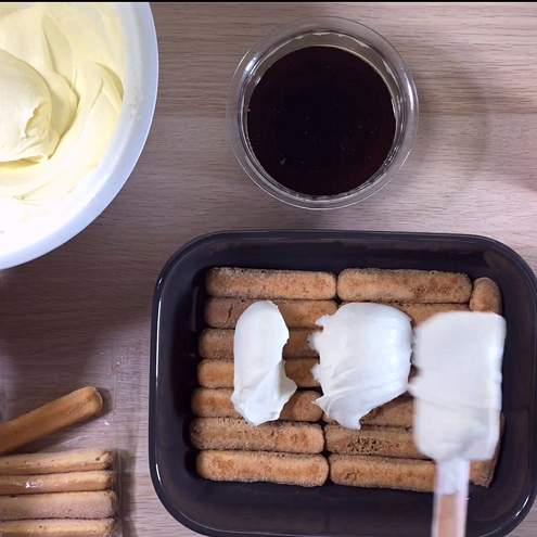 Tiramisù Halloween - procedimento 1