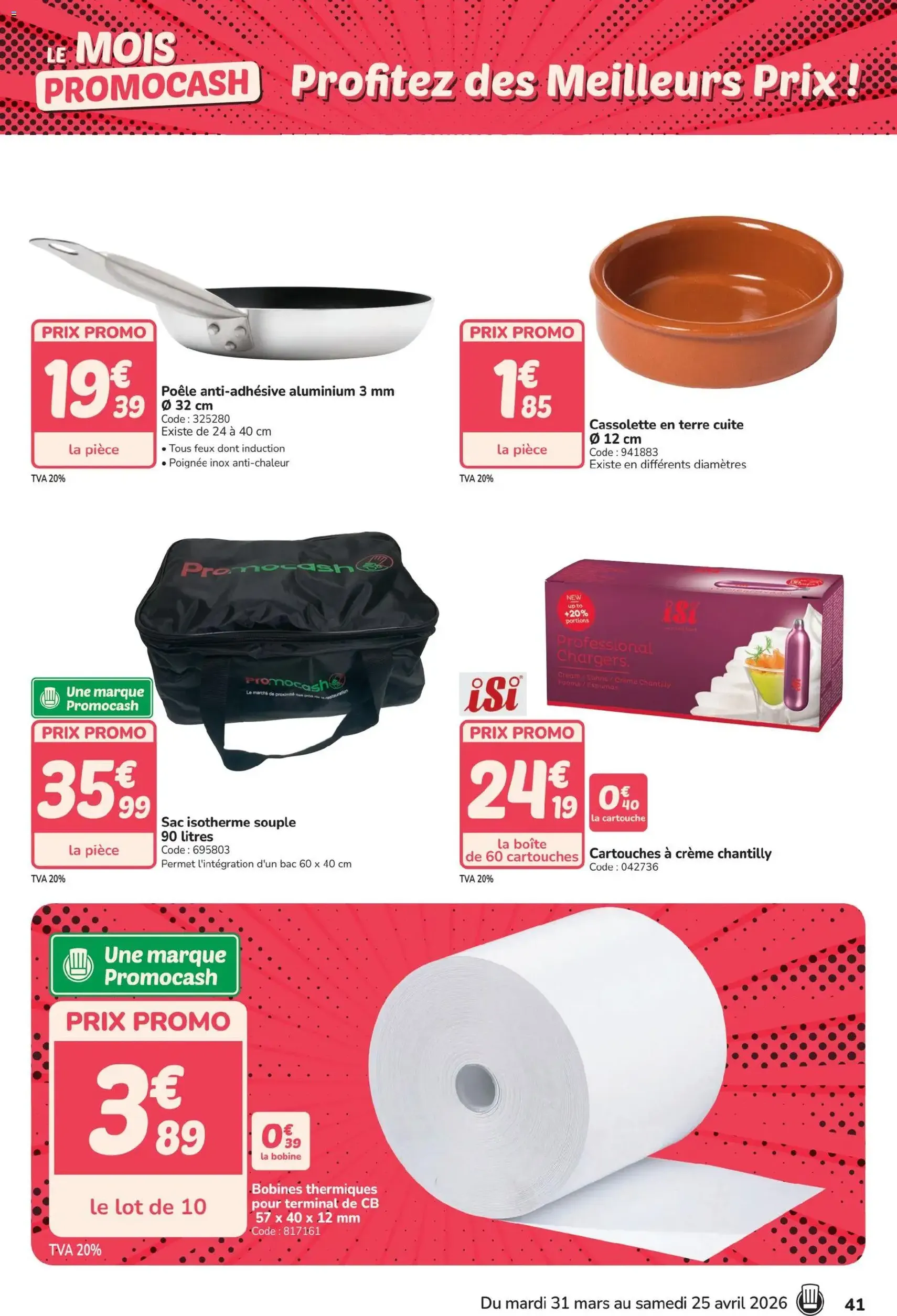 Promocash catalogue - brochure valable à partir du 31/03/2026, page 41 sur 44