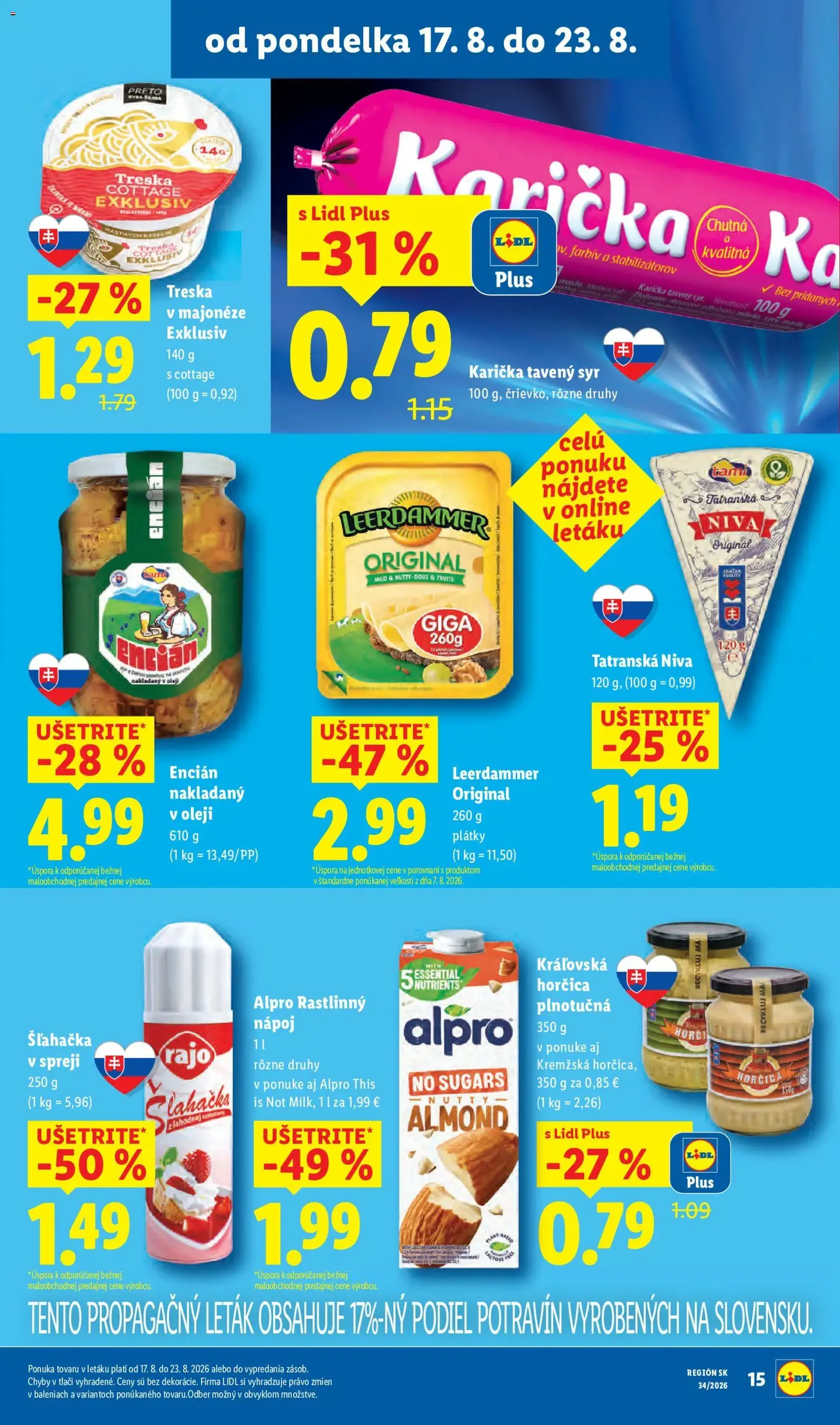 Lidl leták - platný leták od 17.08.2026 strana 19 z 95