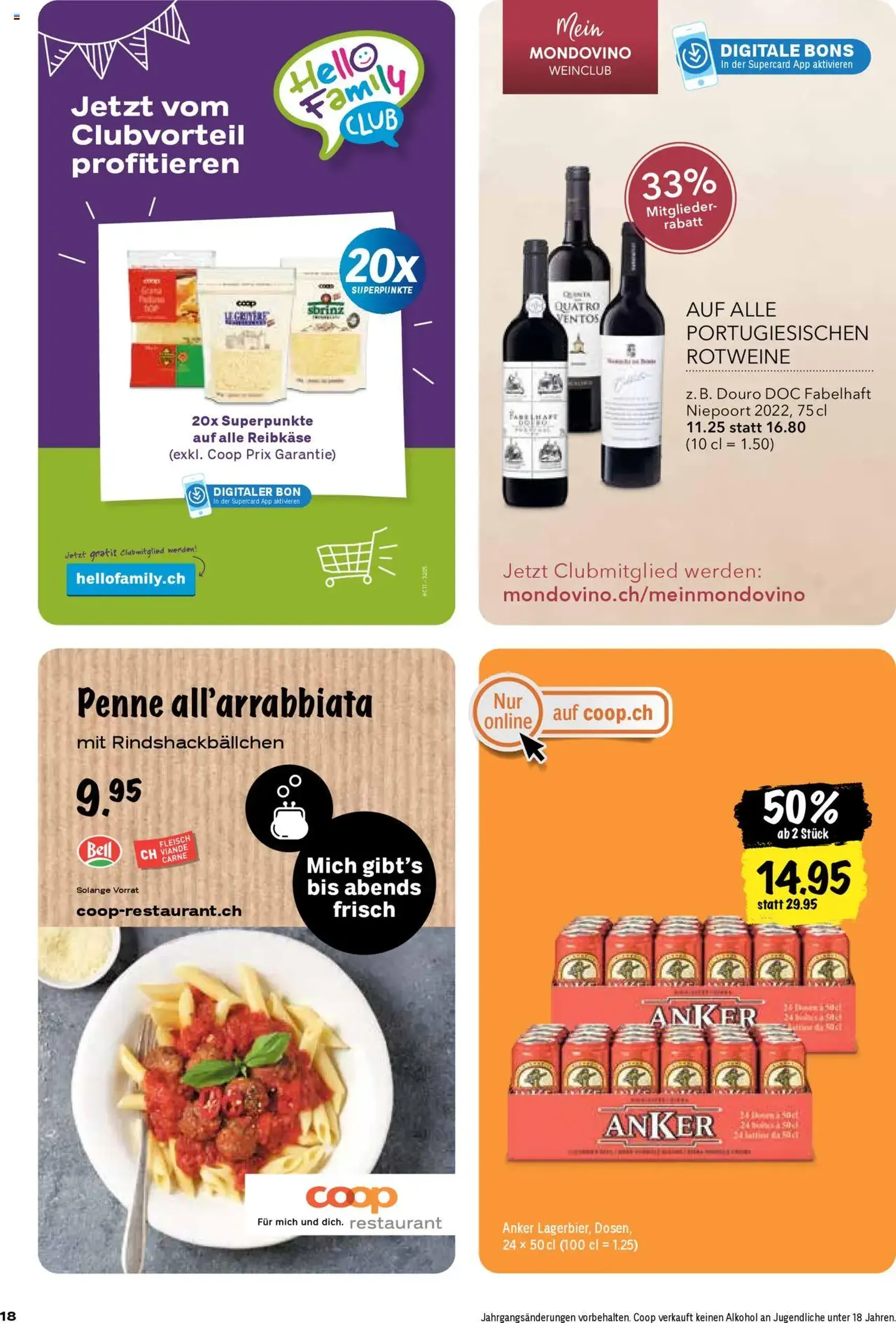 Coop Aktionen - Gültiger Prospekt ab 07.08.2025, Seite 18 von insgesamt 24 Coop Aktionen - Gültiger Prospekt ab 07.08.2025, Seite 18 von insgesamt 24
