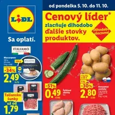 Lidl leták - náhľad letáku platný od 05.10.2026