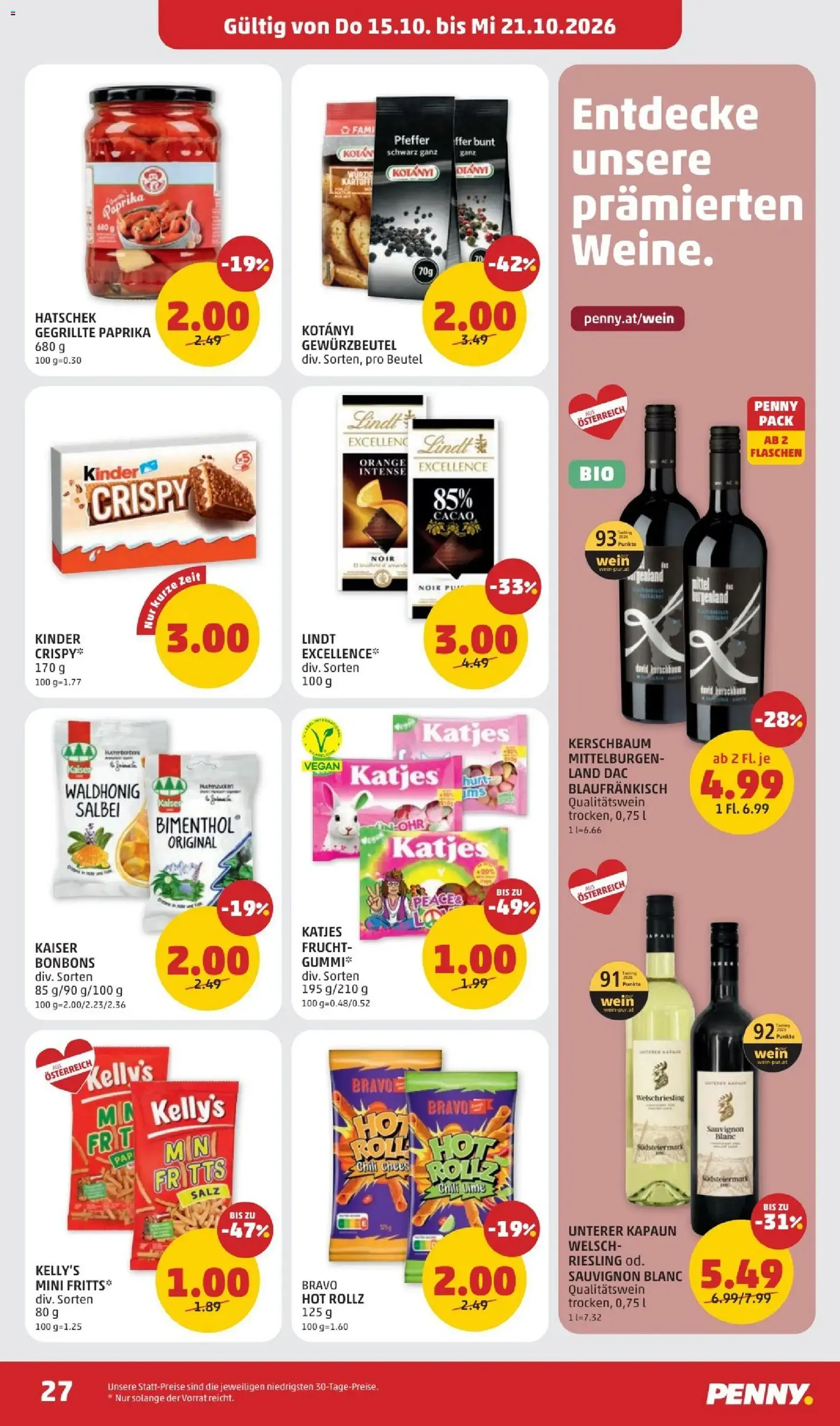 Penny Markt Flugblatt - Gültiger Prospekt ab 15.10.2026, Seite 29 von insgesamt 34