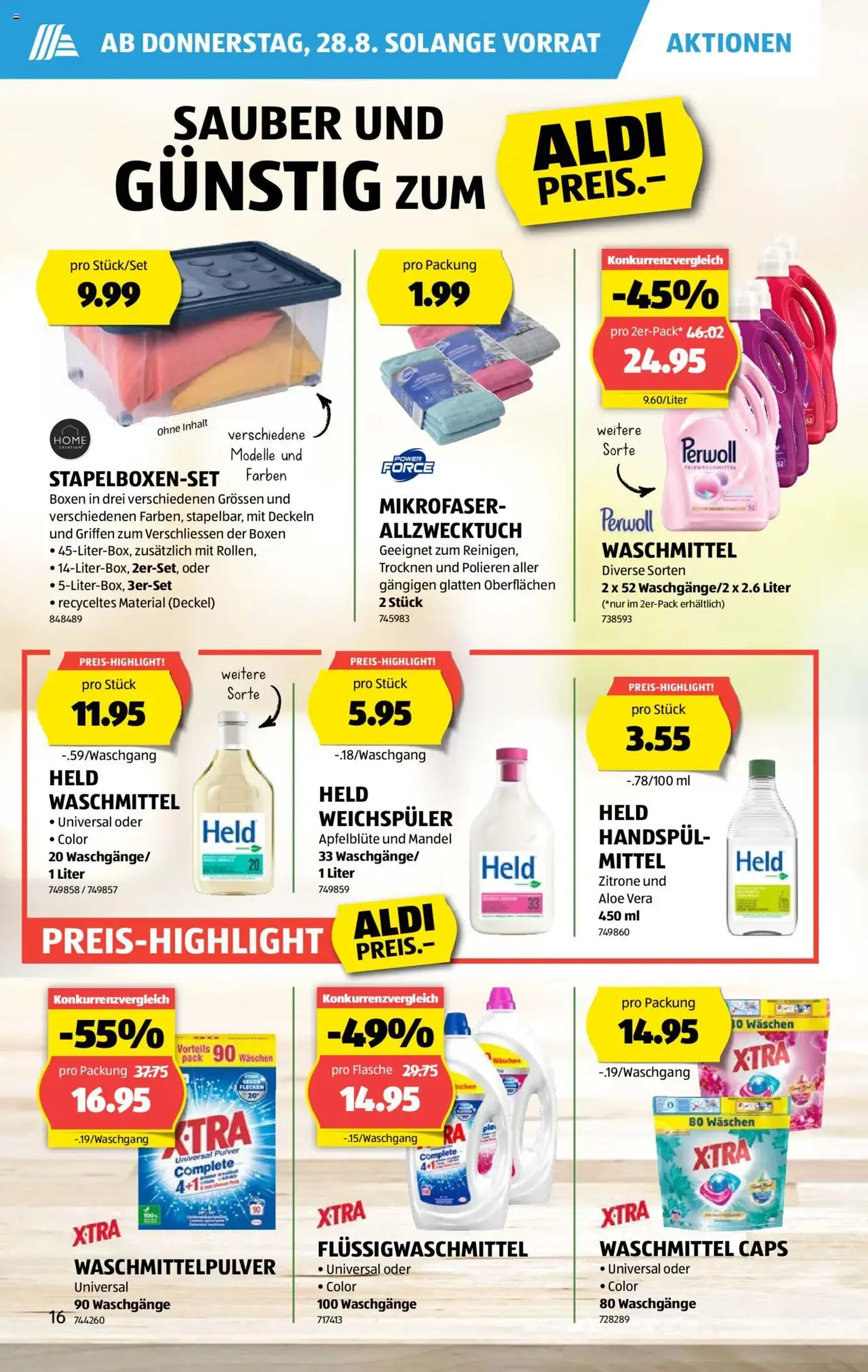 Aldi Aktionen - Gültiger Prospekt ab 28.08.2025, Seite 16 von insgesamt 35 Aldi Aktionen - Gültiger Prospekt ab 28.08.2025, Seite 16 von insgesamt 35