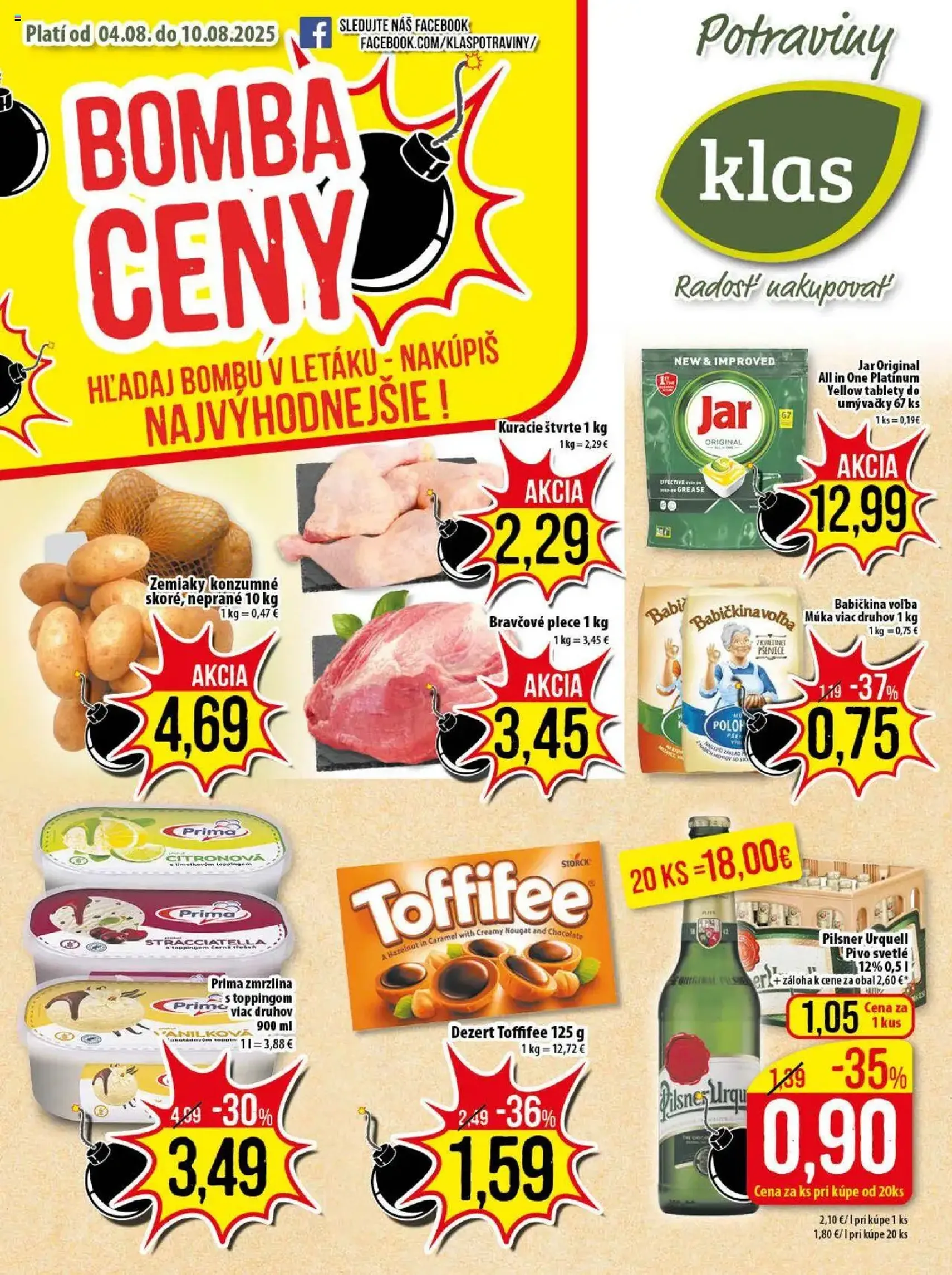 Klas leták - platný leták od 04.08.2025 strana 1 z 21 Klas leták - platný leták od 04.08.2025 strana 1 z 21