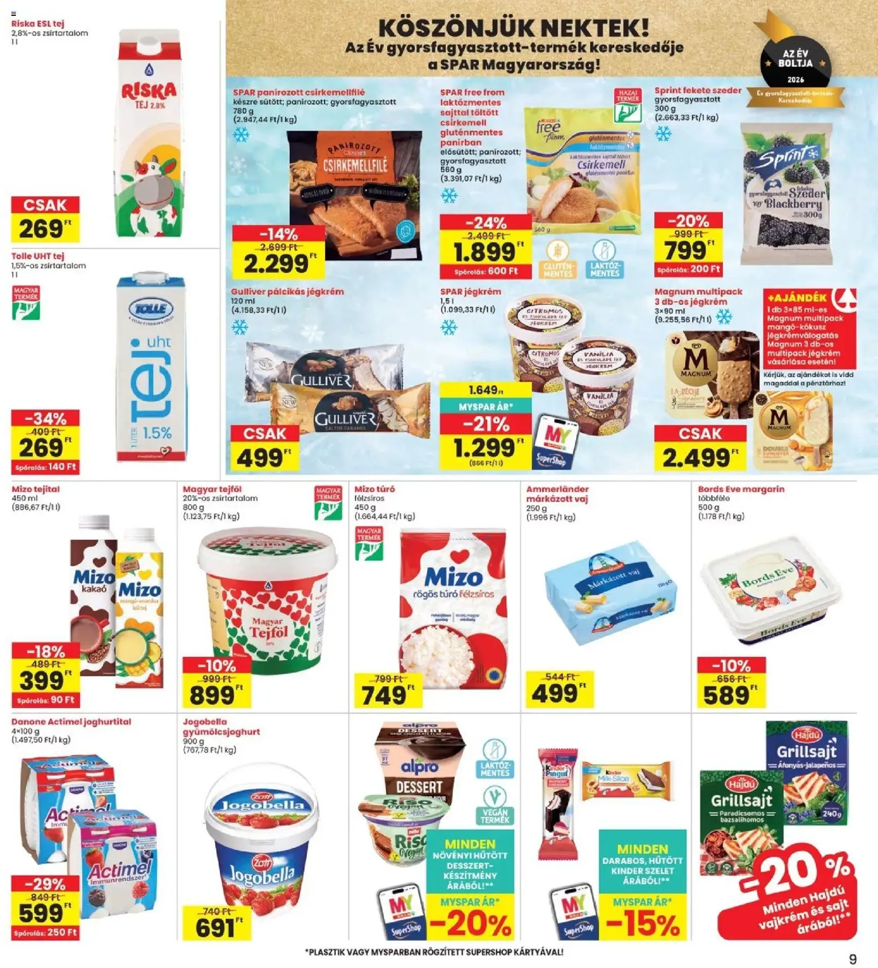 Interspar akciós újság - 2026.07.09. érvényes szórólap 9 oldal 20 oldalból