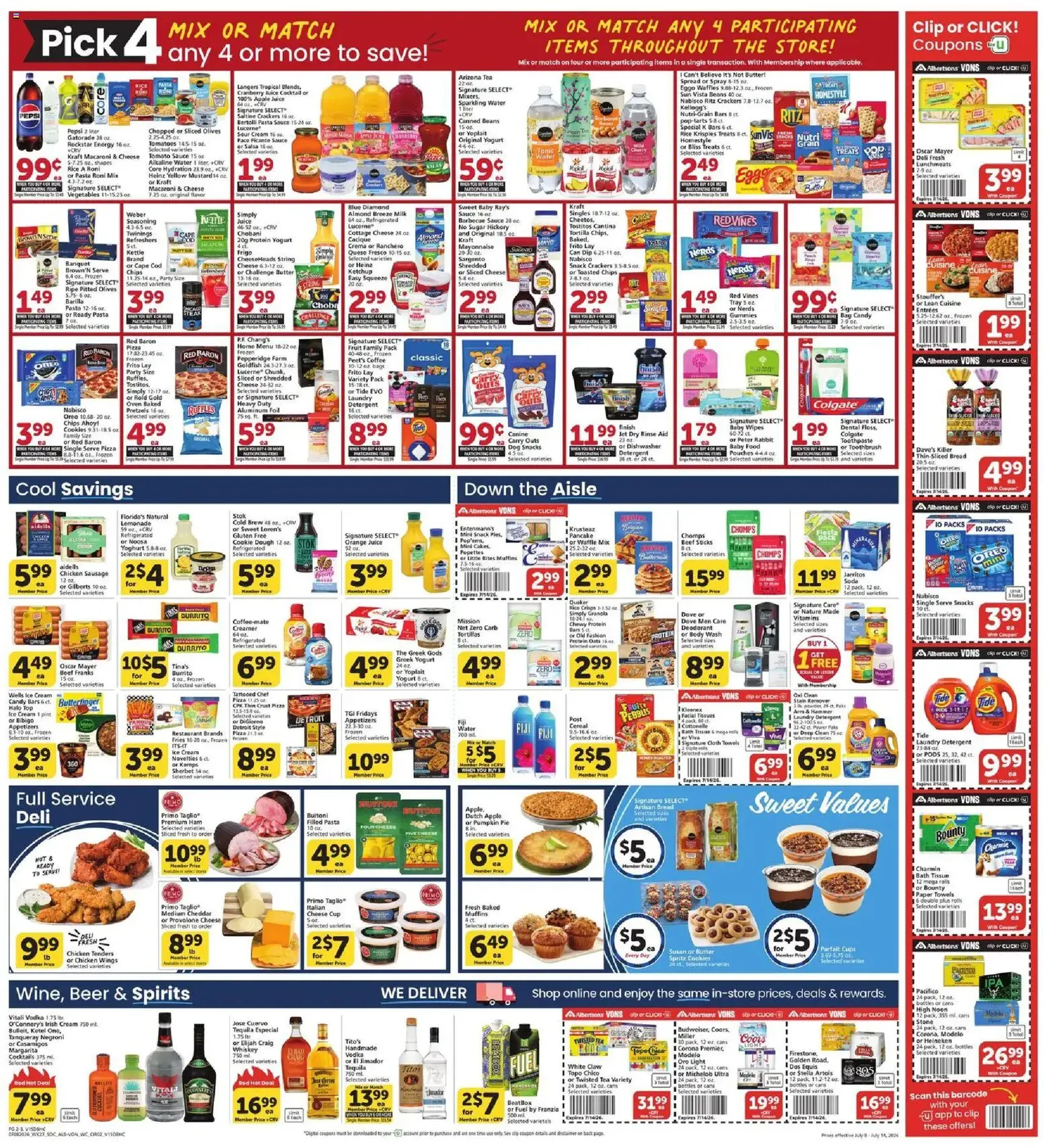 Vons Weekly Ad - valid flyer from 07/08/2026, page 2 of 6