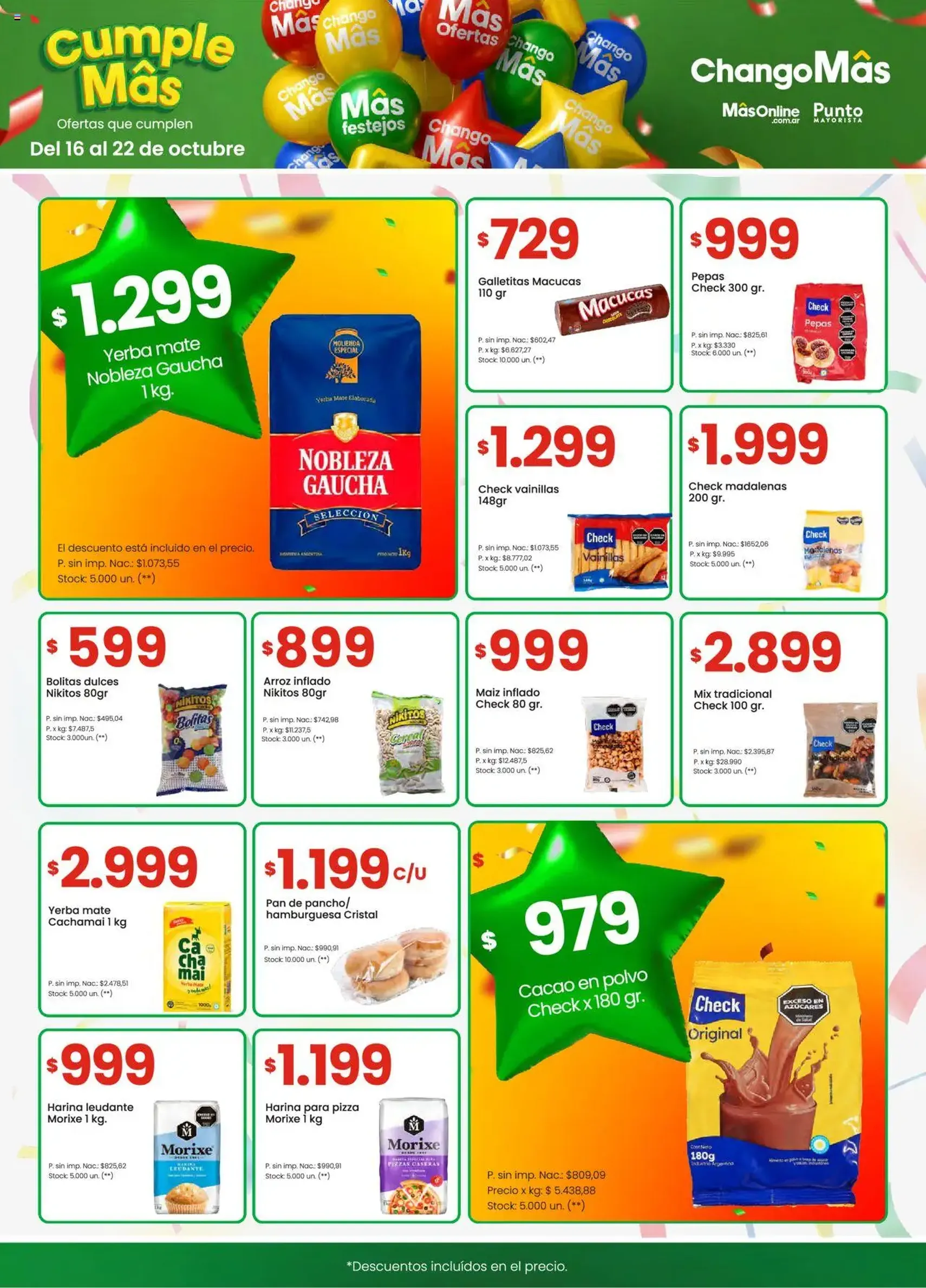 Changomas ofertas - folleto válido desde 16/10/2025 página 6 de 17 Changomas ofertas - folleto válido desde 16/10/2025 página 6 de 17