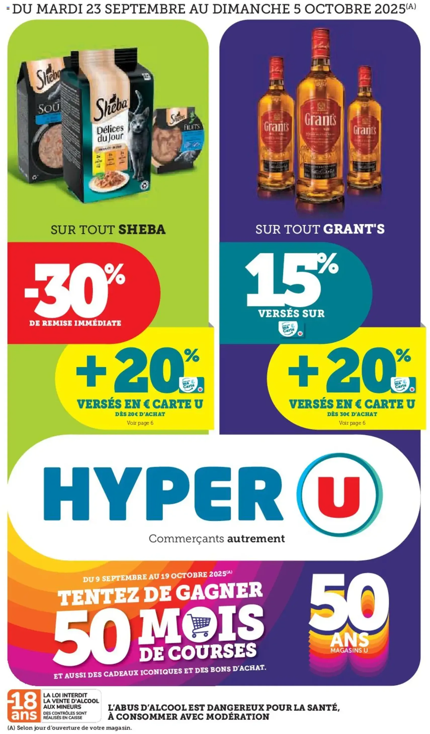 Hyper U catalogue - brochure valable à partir du 23/09/2025, page 1 sur 40