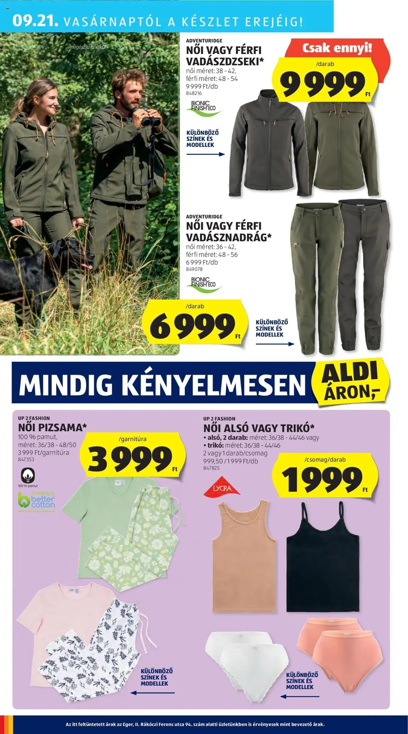 Aldi Akciós újság - 2025.09.18. érvényes szórólap 32 oldal 41 oldalból Aldi Akciós újság - 2025.09.18. érvényes szórólap 32 oldal 41 oldalból