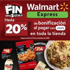Vista previa del folleto Walmart Express Buen Fin válido desde 06/11/2025