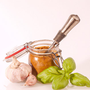 Previsualización de la receta Receta de salsa pesto rojo