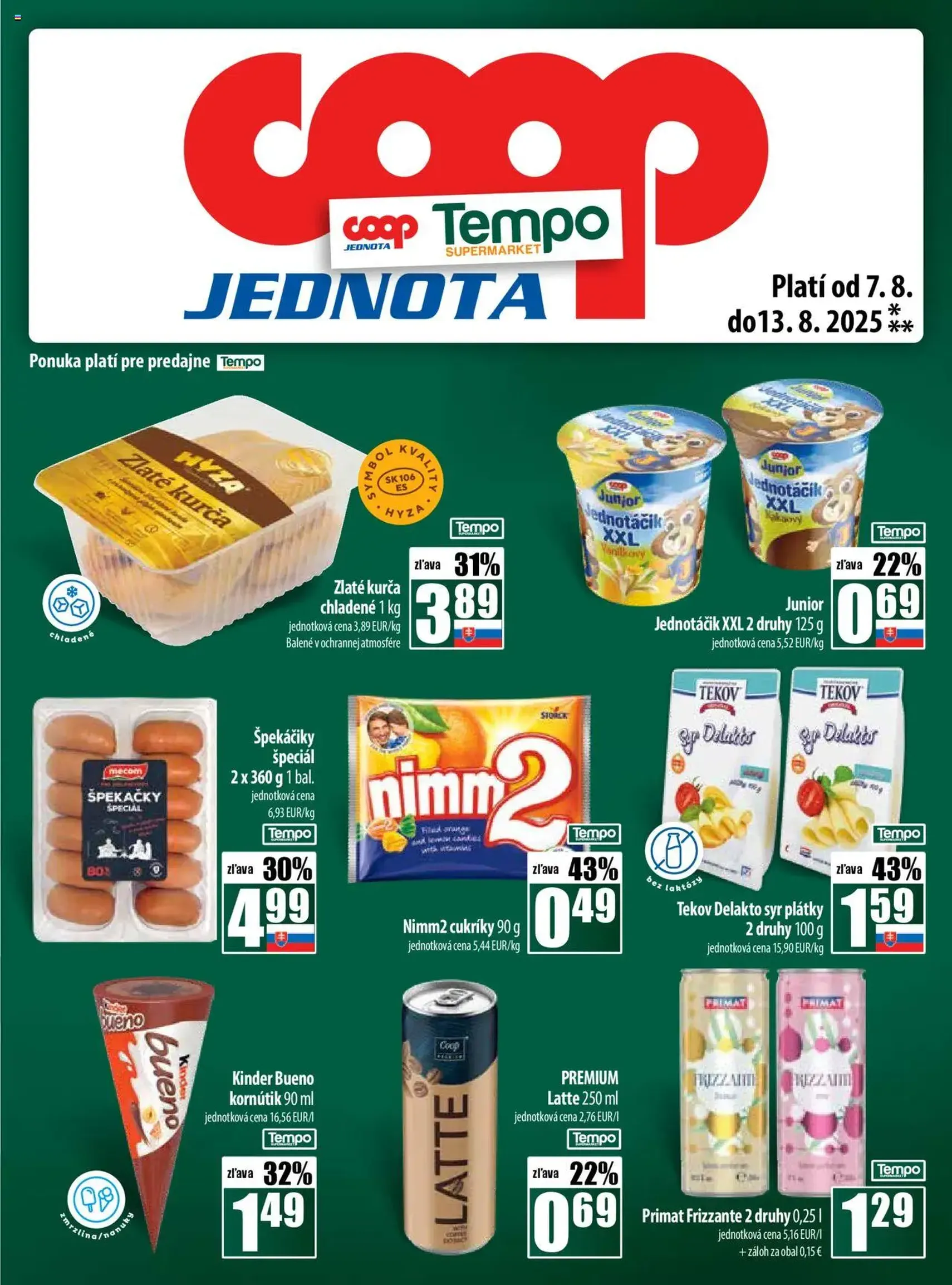 COOP Jednota leták - platný leták od 07.08.2025 strana 25 z 28 COOP Jednota leták - platný leták od 07.08.2025 strana 25 z 28