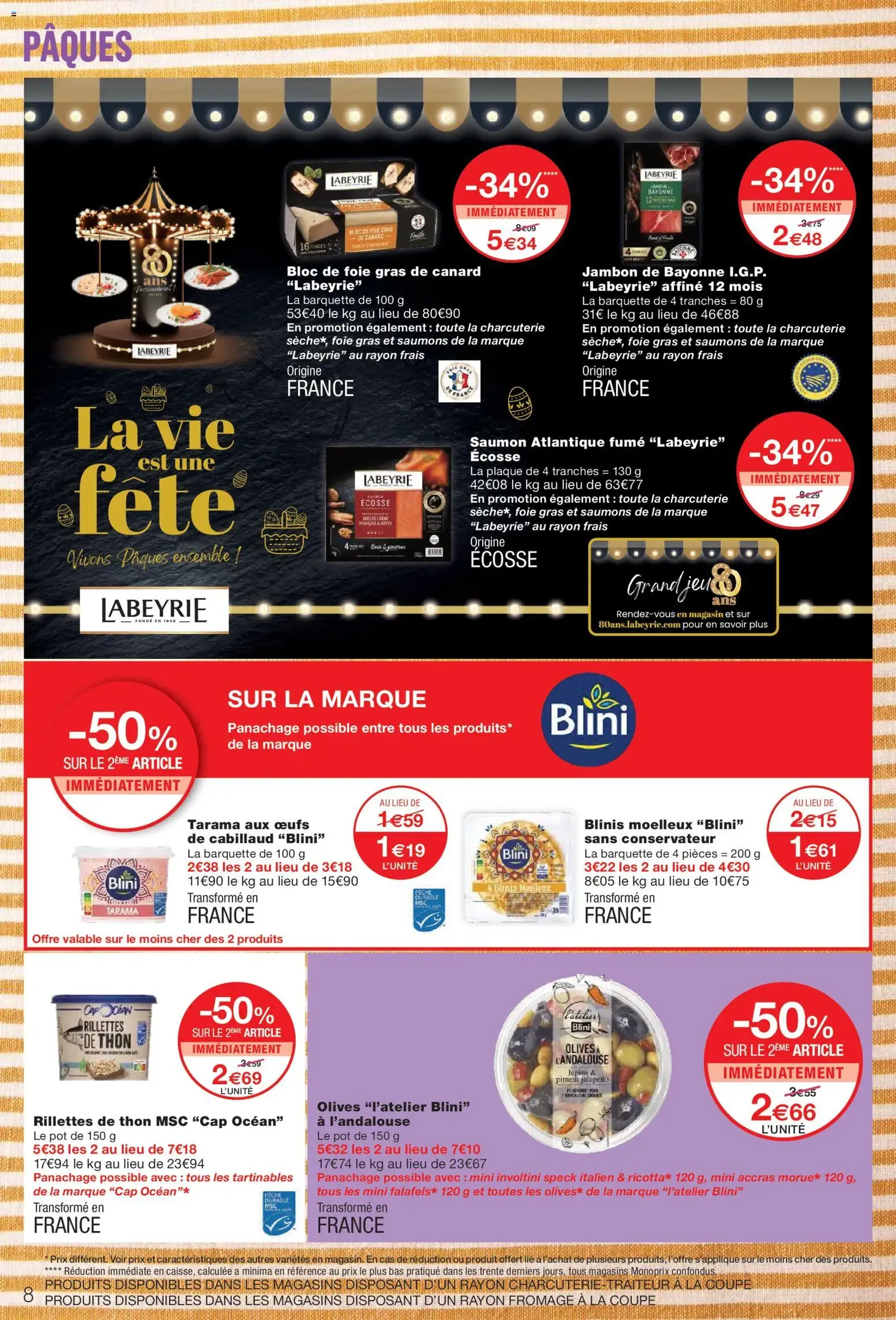 Monoprix catalogue - brochure valable à partir du 24/03/2026, page 8 sur 66