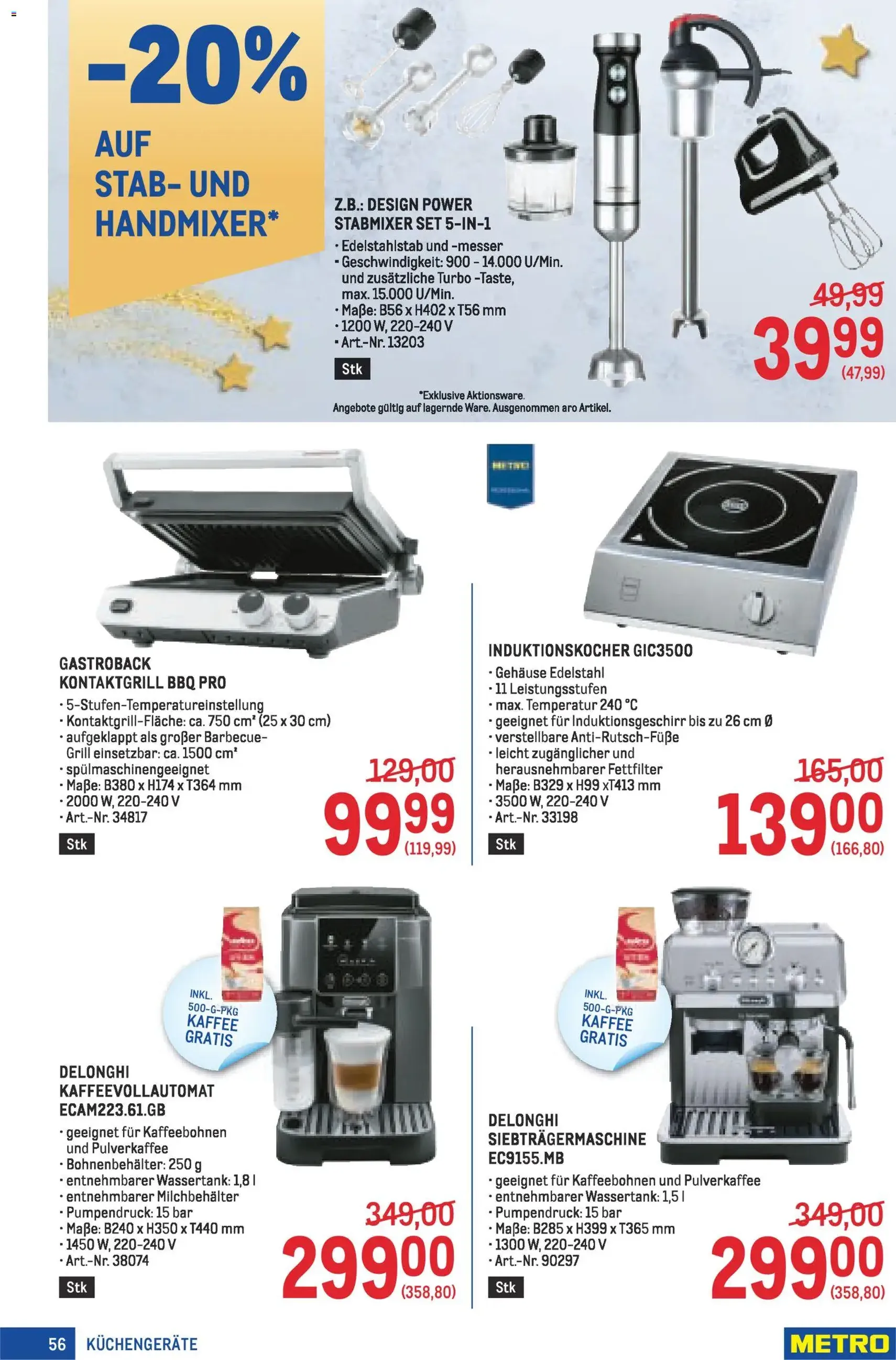 Metro angebote Profi - Gültiger Prospekt ab 11.12.2025, Seite 56 von insgesamt 72