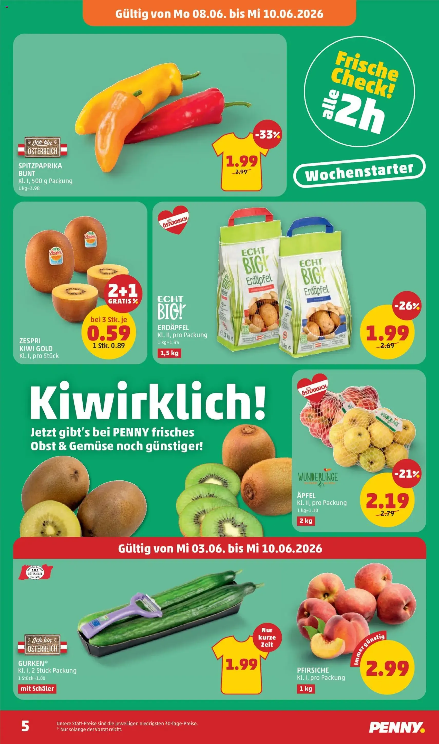 Penny Markt - Flugblatt - Gültiger Prospekt ab 03.06.2026, Seite 5 von insgesamt 32