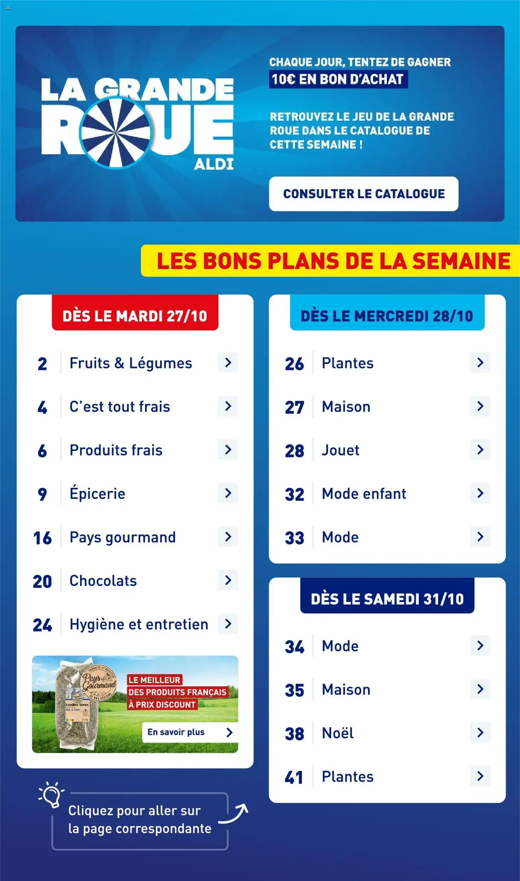 Aldi catalogue - brochure valable à partir du 27/10/2026, page 3 sur 45