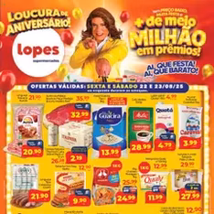 Lopes Supermercados - Ofertas da semana - pré-visualização do folheto, válido a partir de 22/08/2025