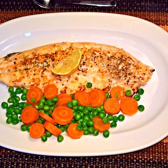 Anteprima ricetta Filetto di trota corallina croccante in padella