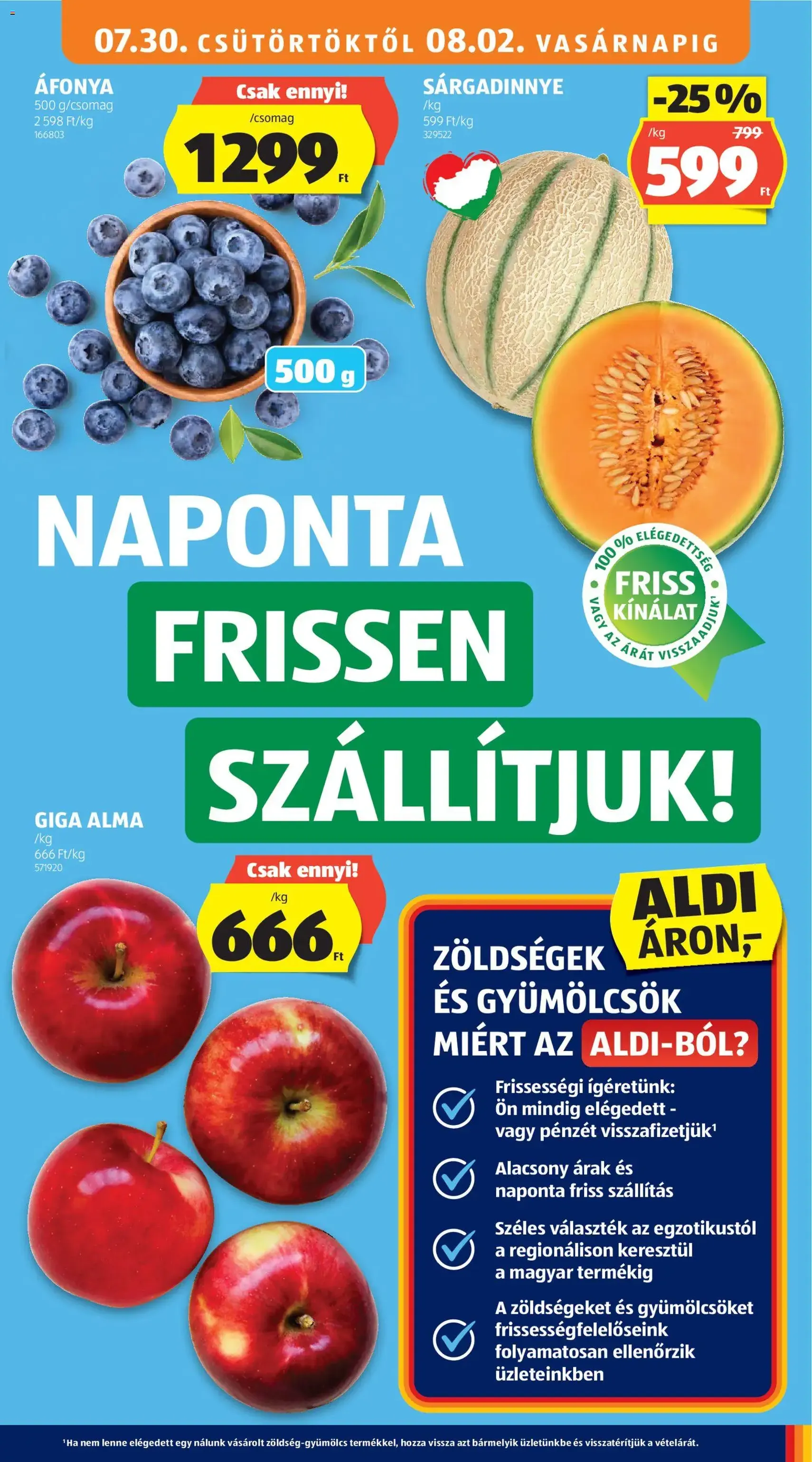 Aldi akciós újság - 2026.07.30. érvényes szórólap 9 oldal 54 oldalból