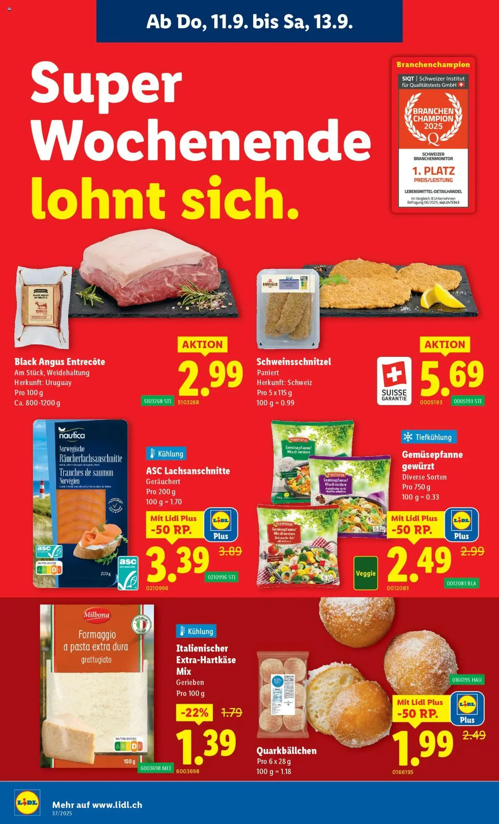 Lidl Aktionen - Gültiger Prospekt ab 11.09.2025, Seite 2 von insgesamt 40 Lidl Aktionen - Gültiger Prospekt ab 11.09.2025, Seite 2 von insgesamt 40