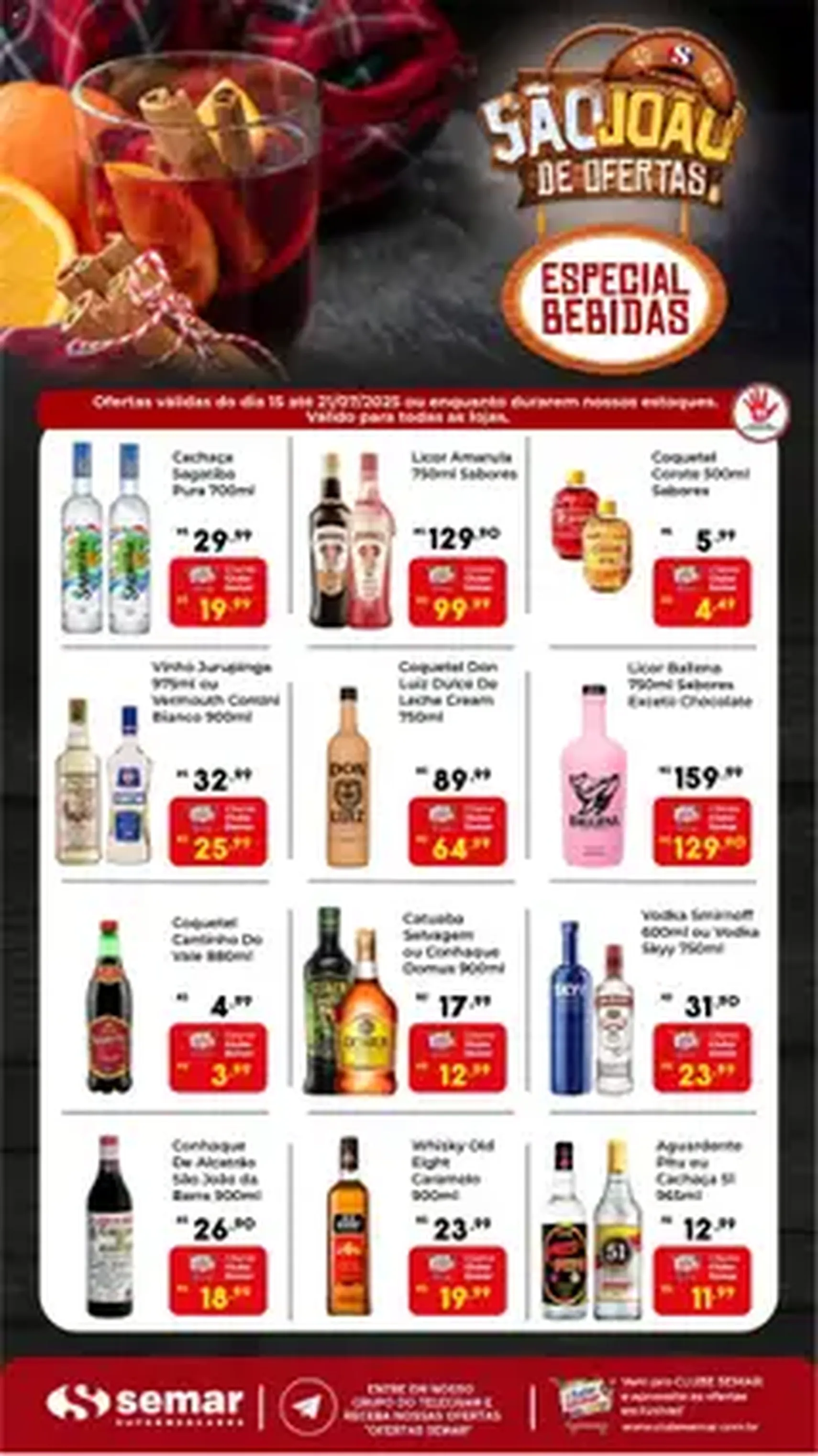 Semar Supermercado - Ofertas da semana - folheto válido a partir de 15/07/2025 página 1 de 1
