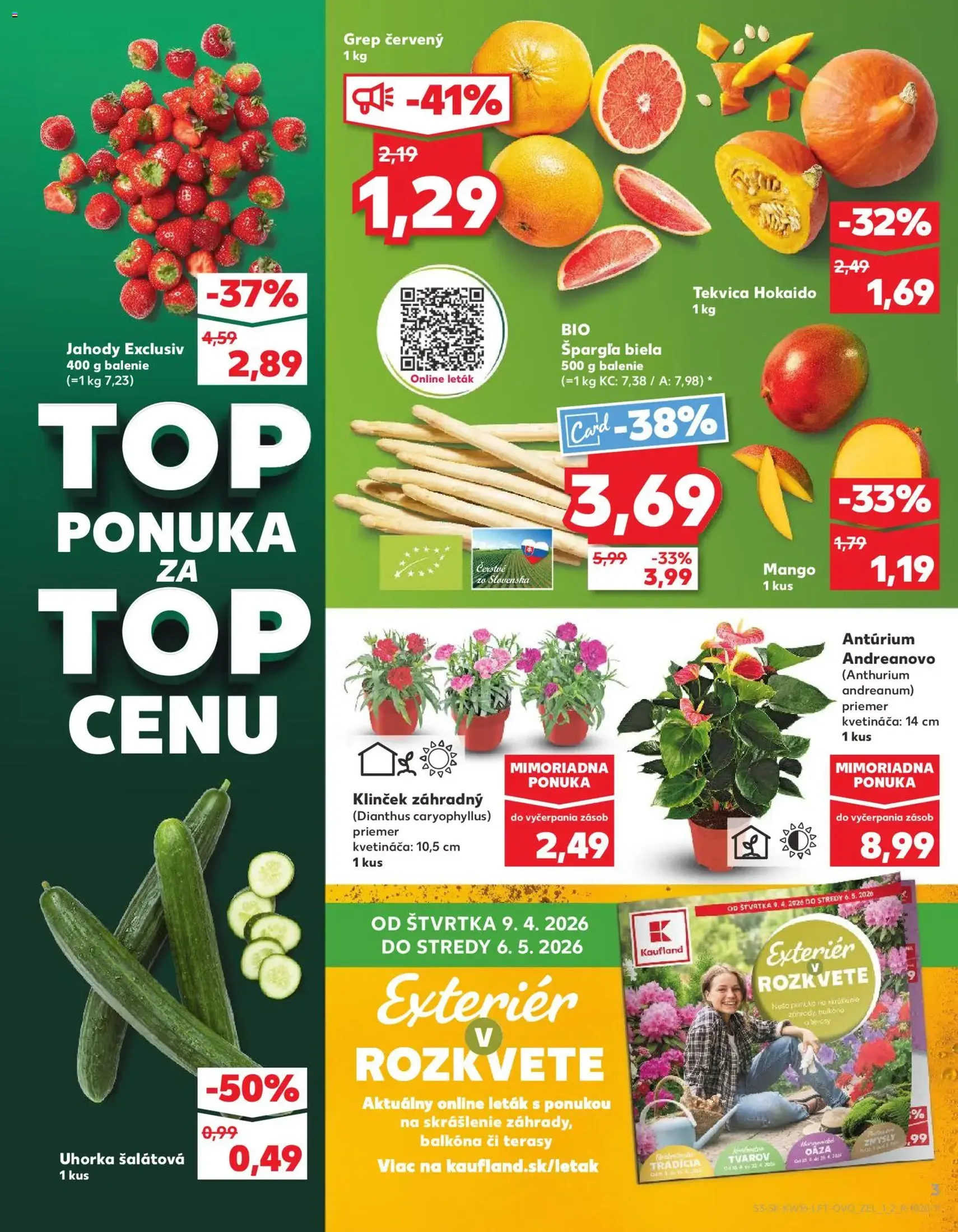 Kaufland leták - platný leták od 16.04.2026 strana 3 z 76