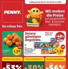Penny Markt Flugblatt - Prospekt Vorschau gültig ab 20.11.2025