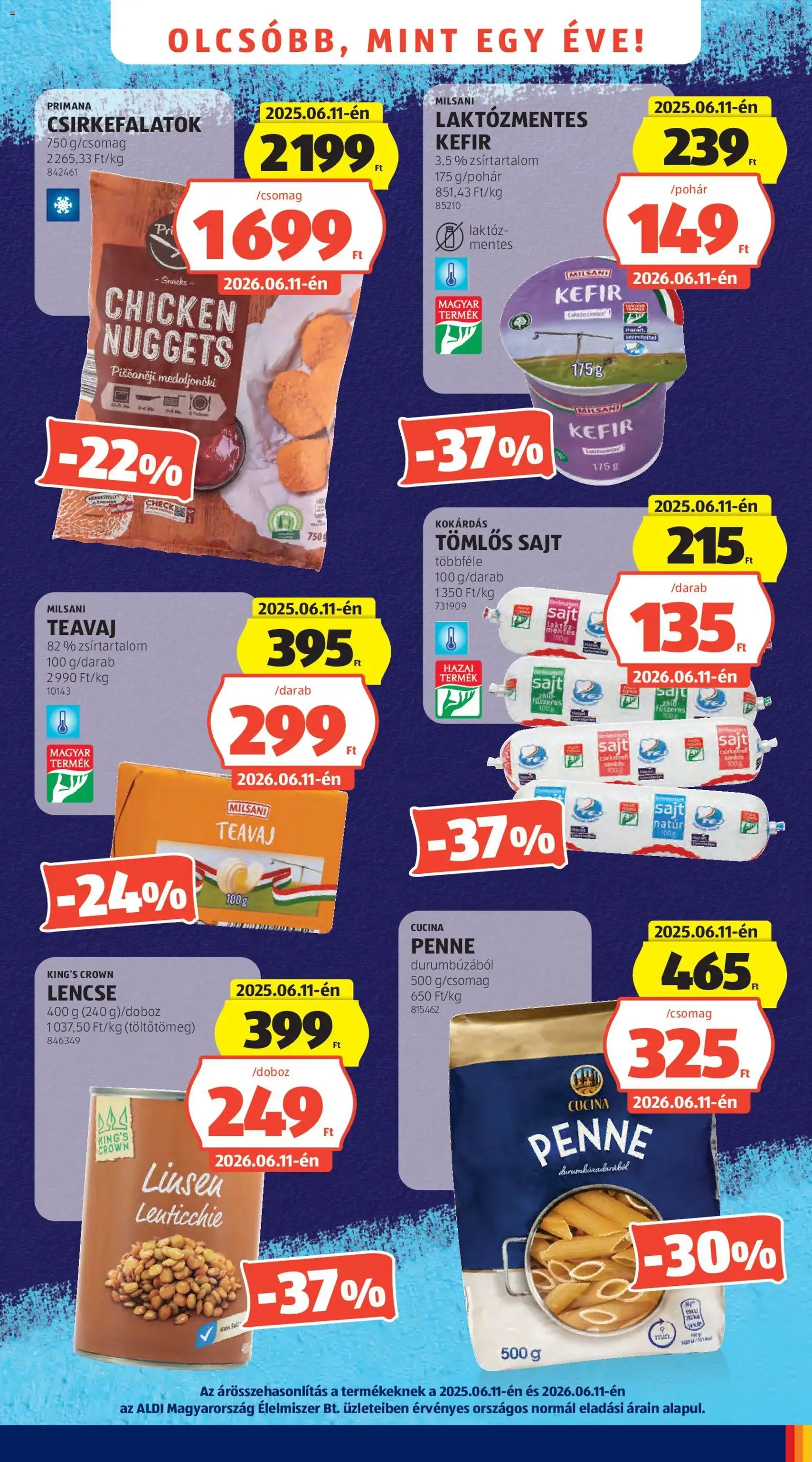 Aldi akciós újság - 2026.06.11. érvényes szórólap 3 oldal 61 oldalból