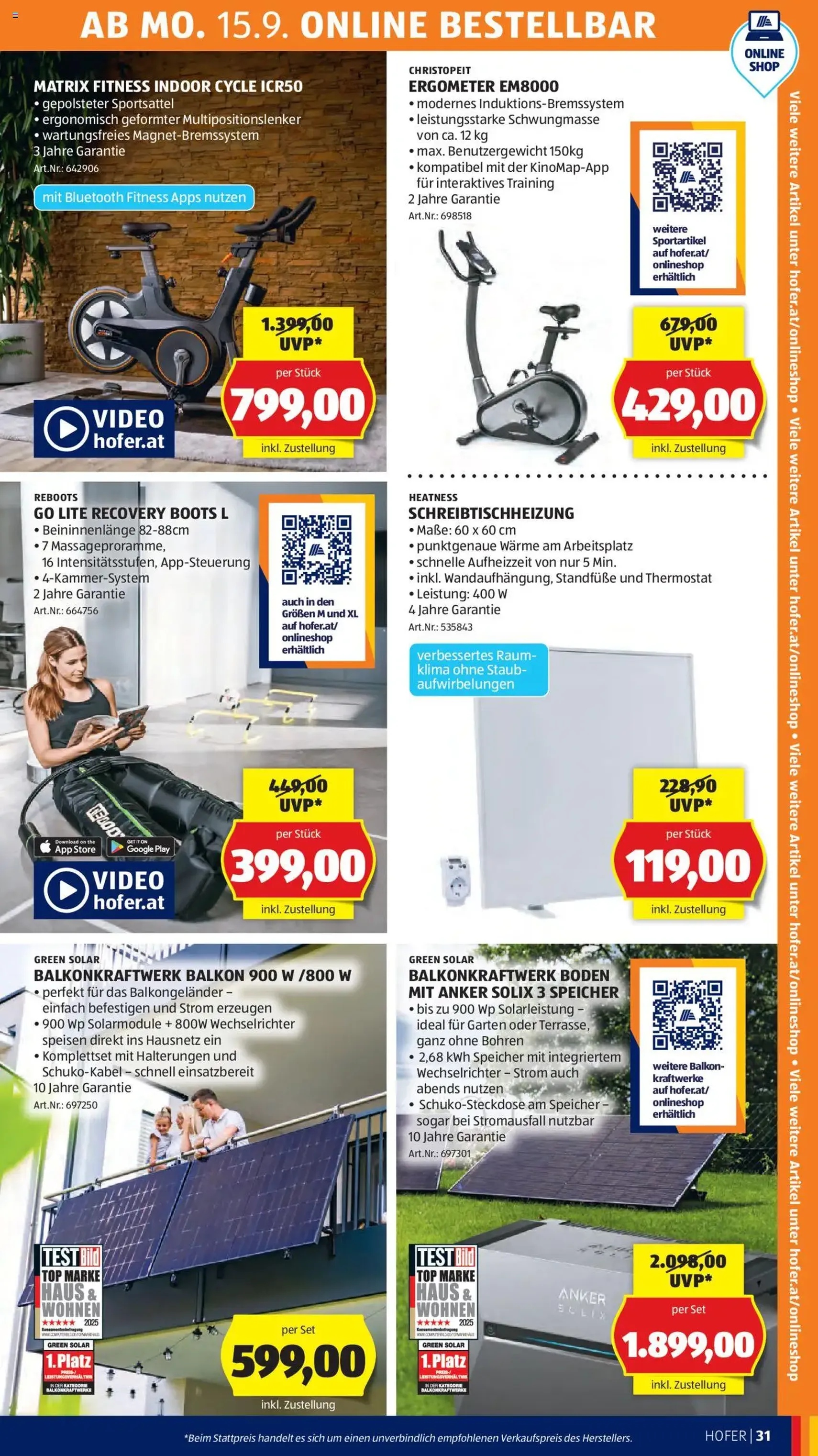 Hofer Flugblatt - Gültiger Prospekt ab 12.09.2025, Seite 35 von insgesamt 49