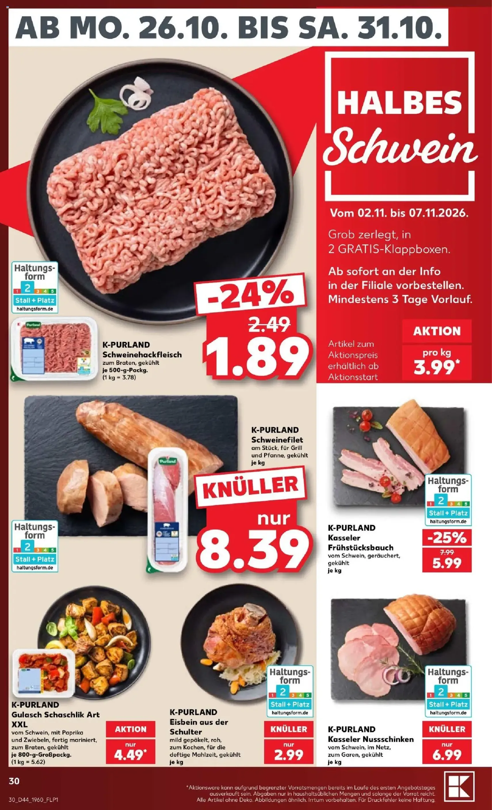 Kaufland Prospekt - Gültiger Prospekt ab 26.10.2026, Seite 30 von insgesamt 76