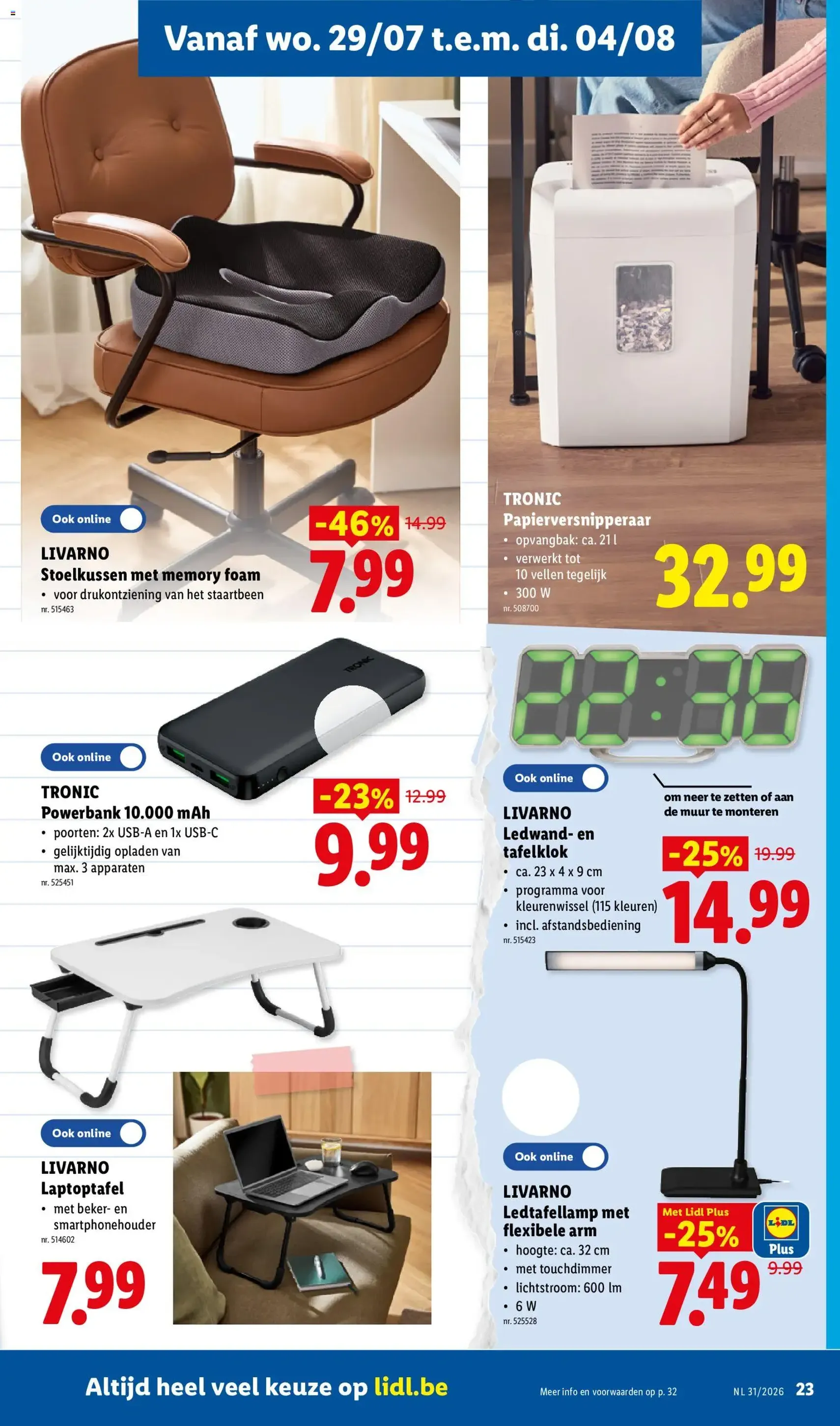 Lidl Folder week 31 - geldige folder vanaf 27/07/2026 pagina 23 van 32