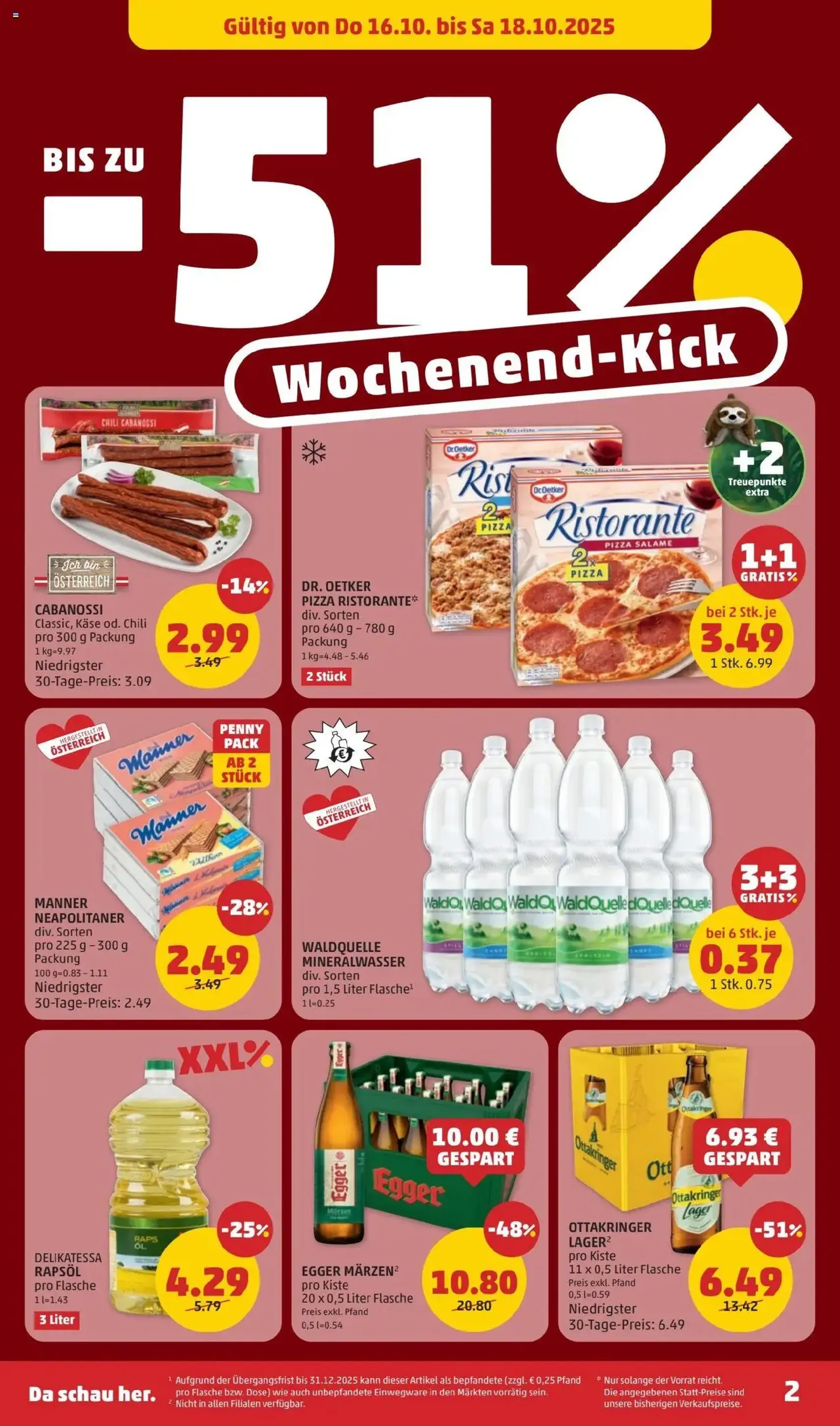 Penny Markt Flugblatt - Gültiger Prospekt ab 16.10.2025, Seite 2 von insgesamt 32