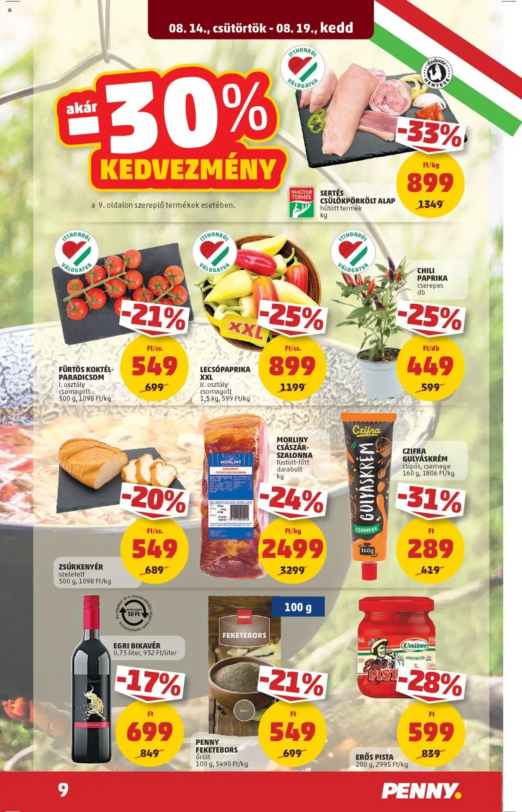 PENNY Akciós újság - 2025.08.14. érvényes szórólap 13 oldal 41 oldalból