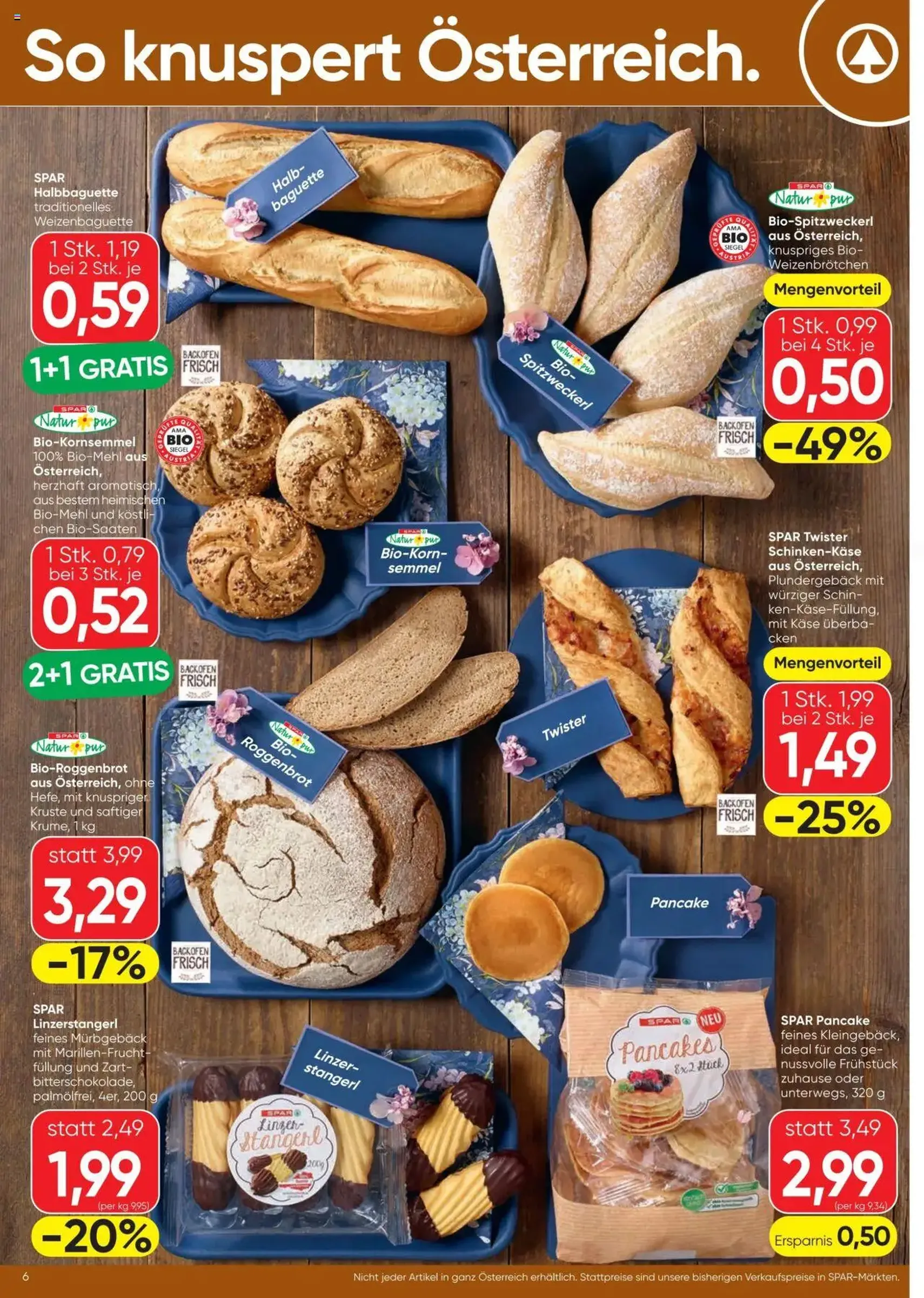 Spar Flugblatt - Gültiger Prospekt ab 04.09.2025, Seite 6 von insgesamt 16 Spar Flugblatt - Gültiger Prospekt ab 04.09.2025, Seite 6 von insgesamt 16