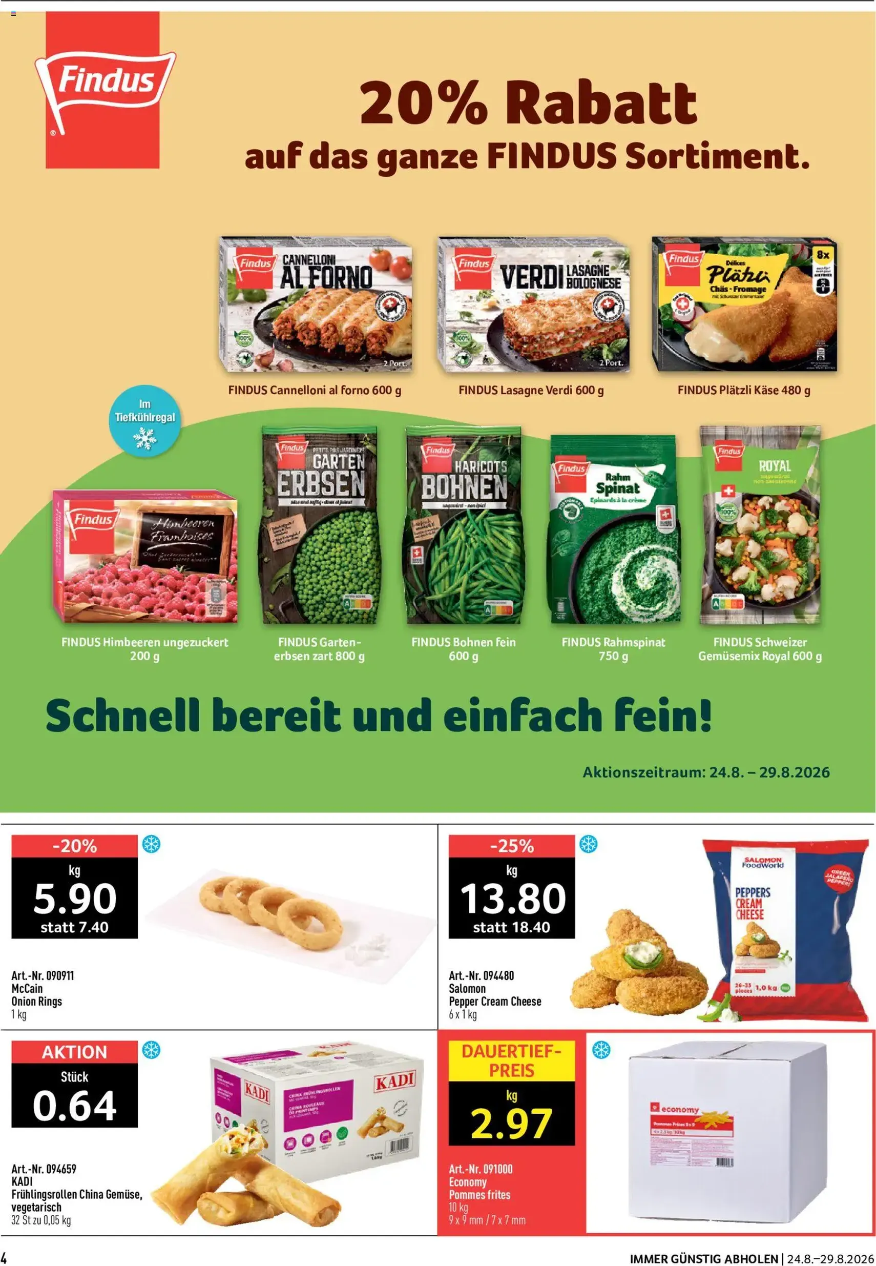 Prodega aktionen - Gültiger Prospekt ab 24.08.2026, Seite 4 von insgesamt 40