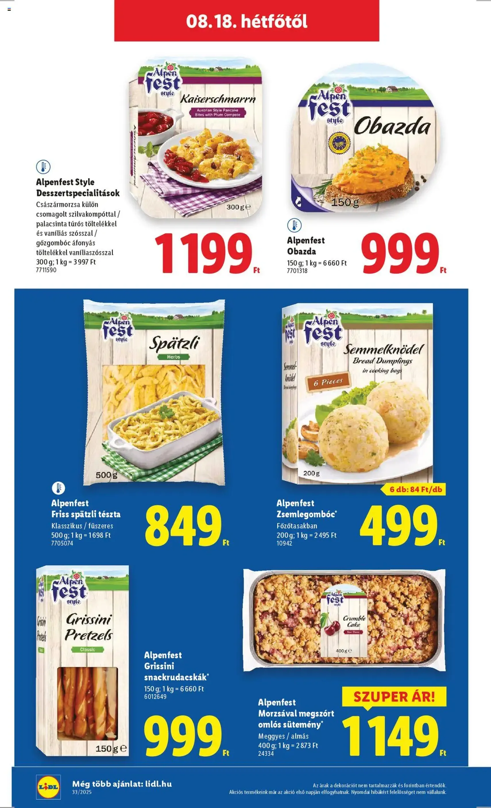 Lidl Akciós újság - 2025.08.14. érvényes szórólap 60 oldal 64 oldalból