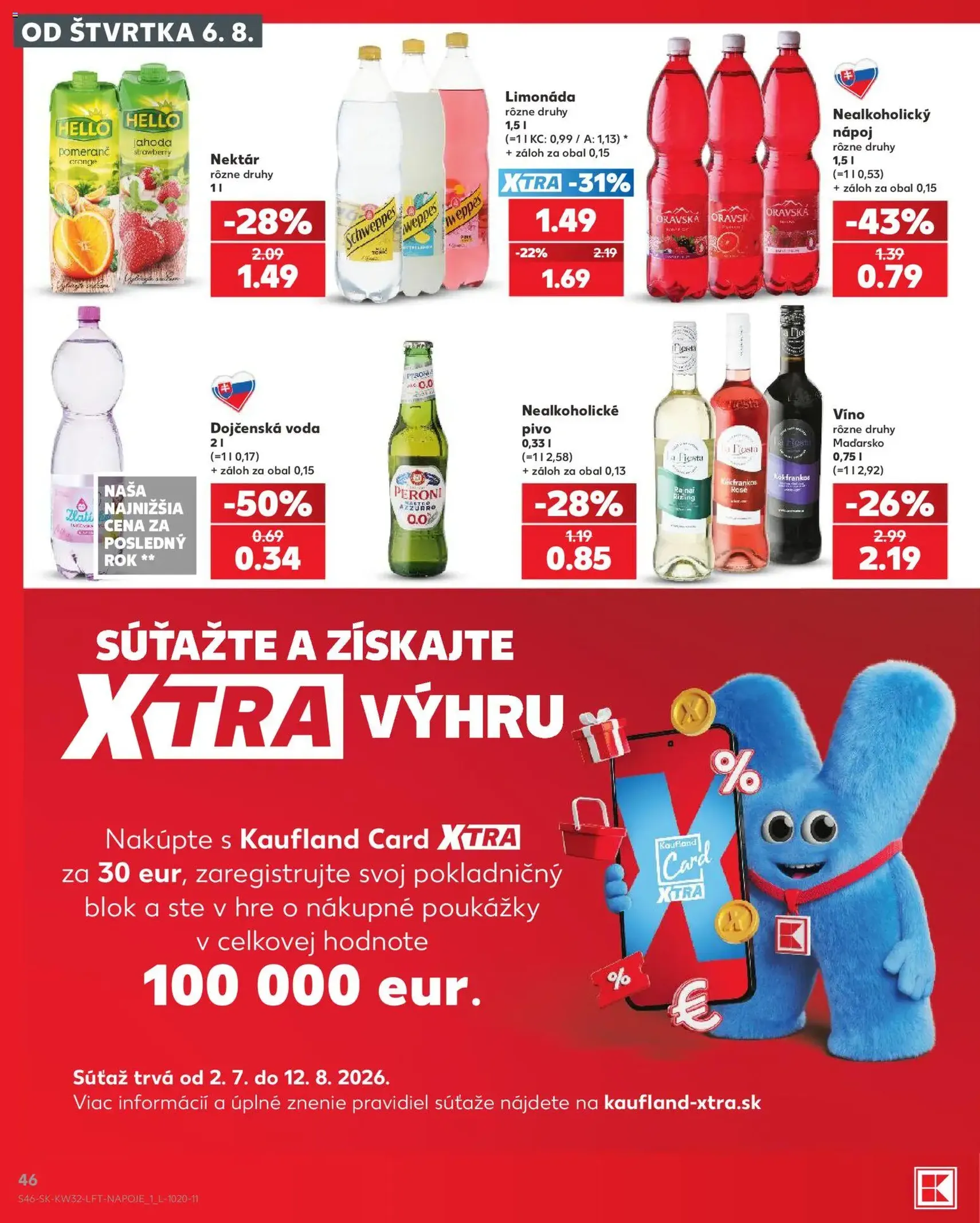 Kaufland SK akciós újság - 2026.08.06. érvényes szórólap 46 oldal 78 oldalból