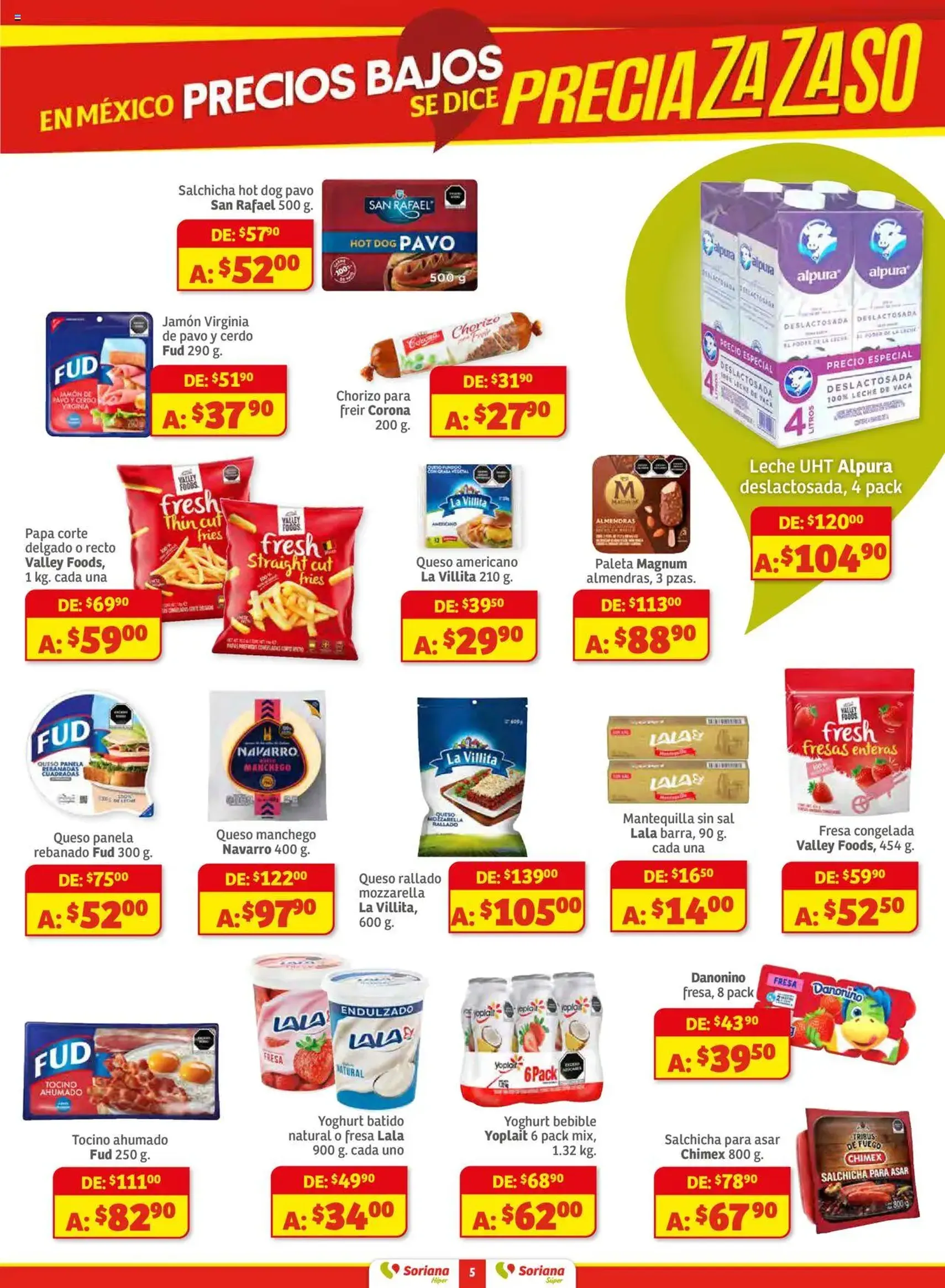 Soriana - Preciazazaso Híper: Ags, Col, Gto, Jal, Mich - folleto válido desde 14/08/2025 página 5 de 55 Soriana - Preciazazaso Híper: Ags, Col, Gto, Jal, Mich - folleto válido desde 14/08/2025 página 5 de 55