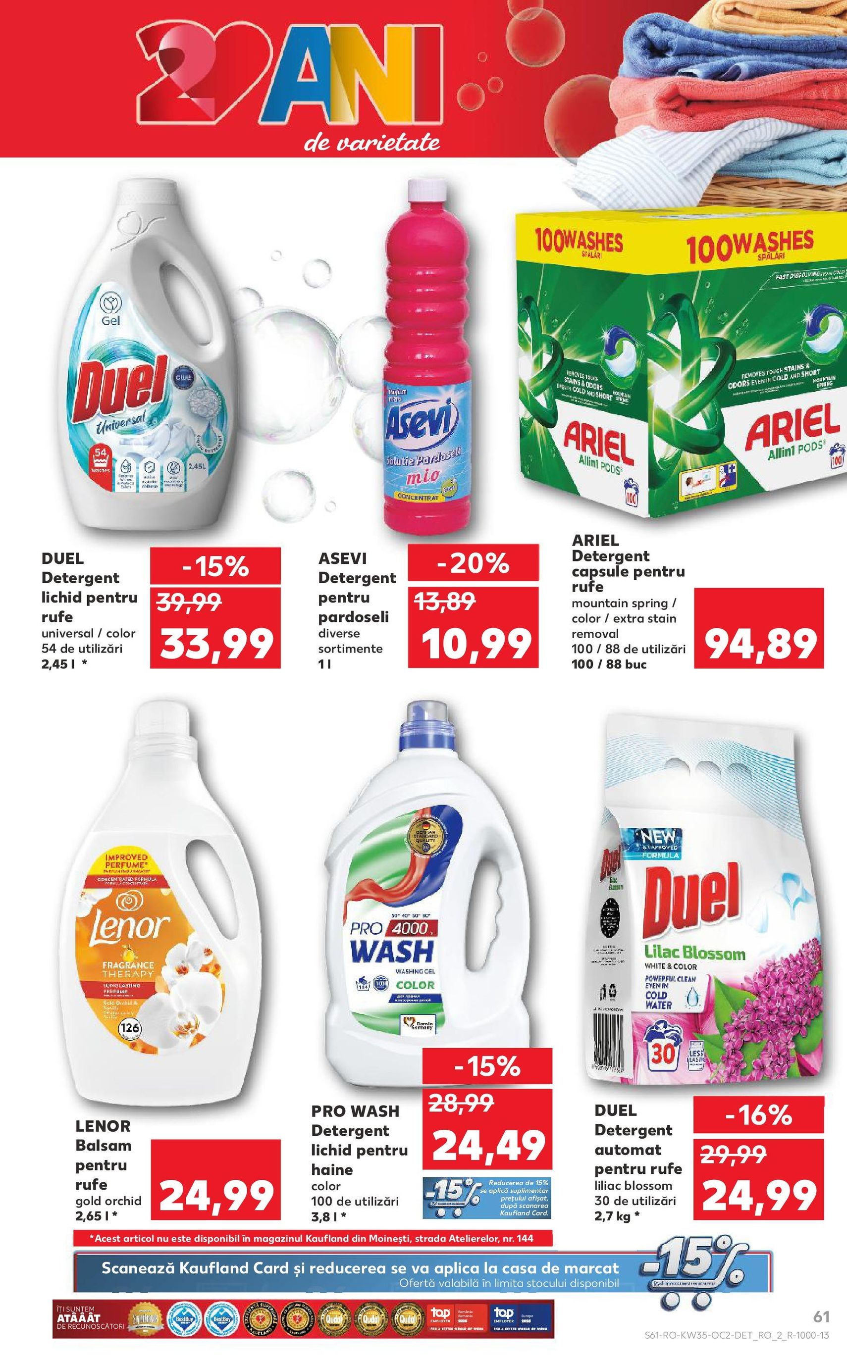 Catalog Kaufland - Bucureşti - cataloage valabile începând cu 27.08.2025 pagina 61 din 64 Catalog Kaufland - Bucureşti - cataloage valabile începând cu 27.08.2025 pagina 61 din 64