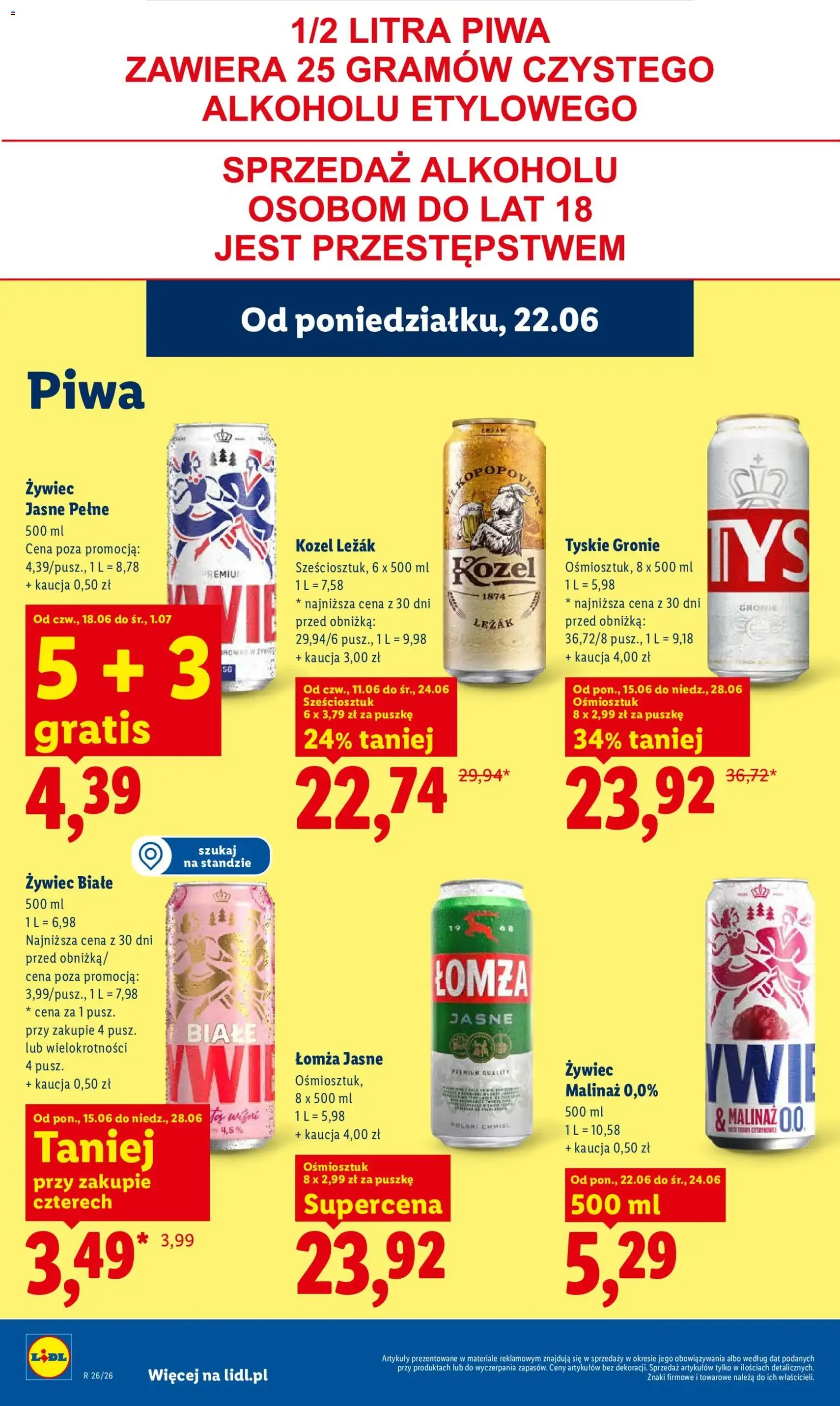 Lidl gazetka - ważny gazetka od 22.06.2026 strona 74 z 99