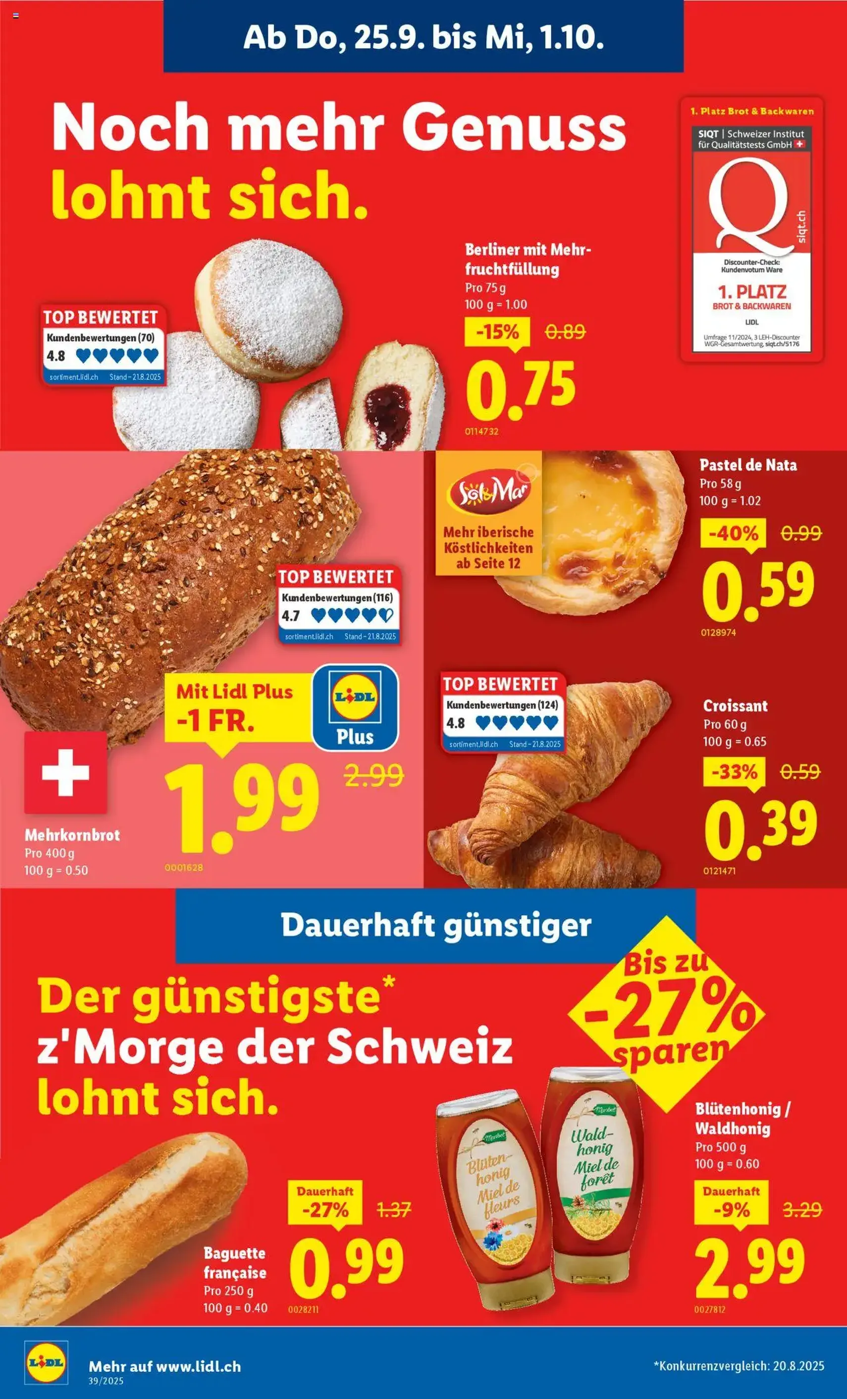 Lidl Aktionen - Gültiger Prospekt ab 25.09.2025, Seite 6 von insgesamt 32