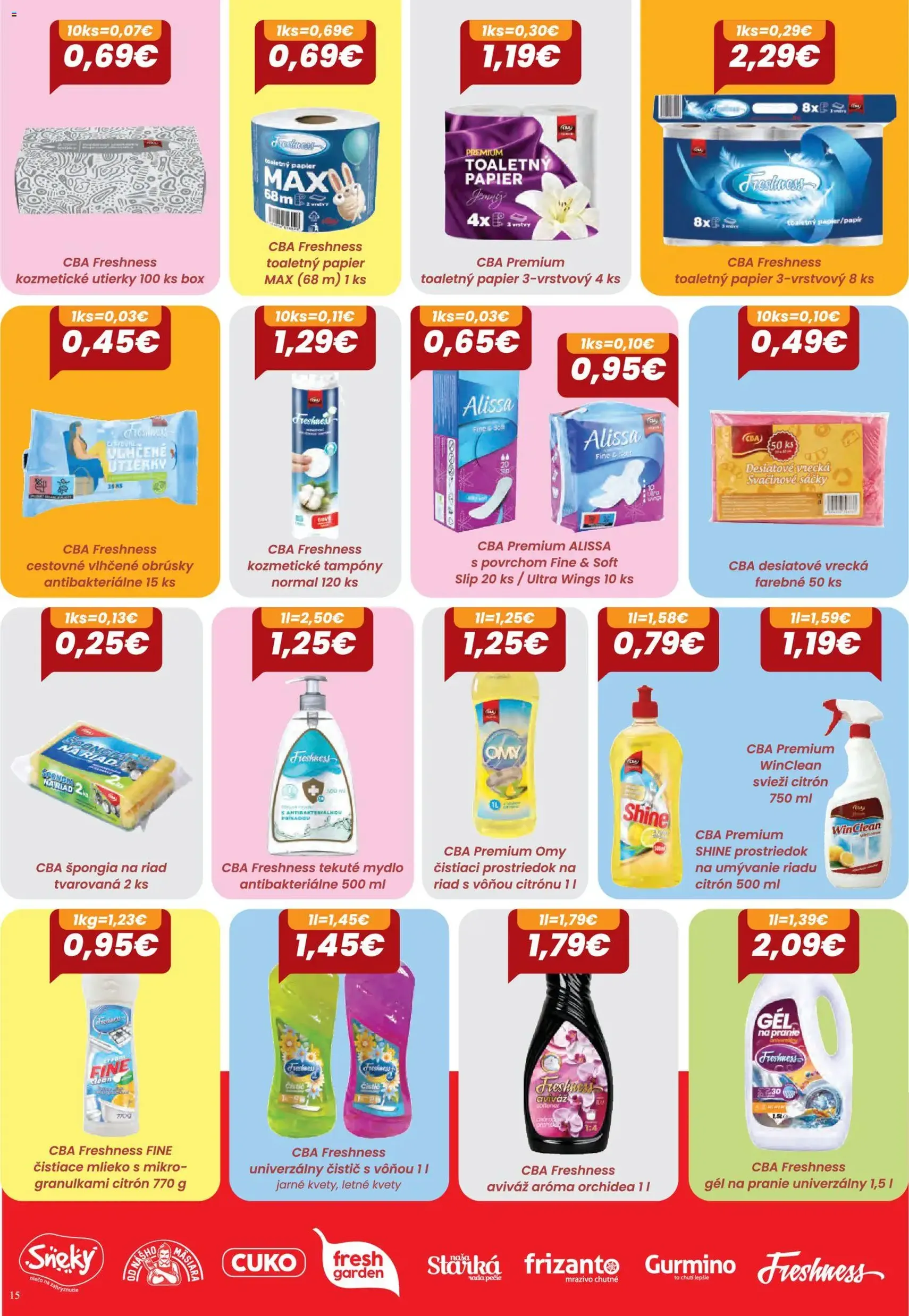 CBA Verex leták - platný leták od 03.09.2026 strana 15 z 24